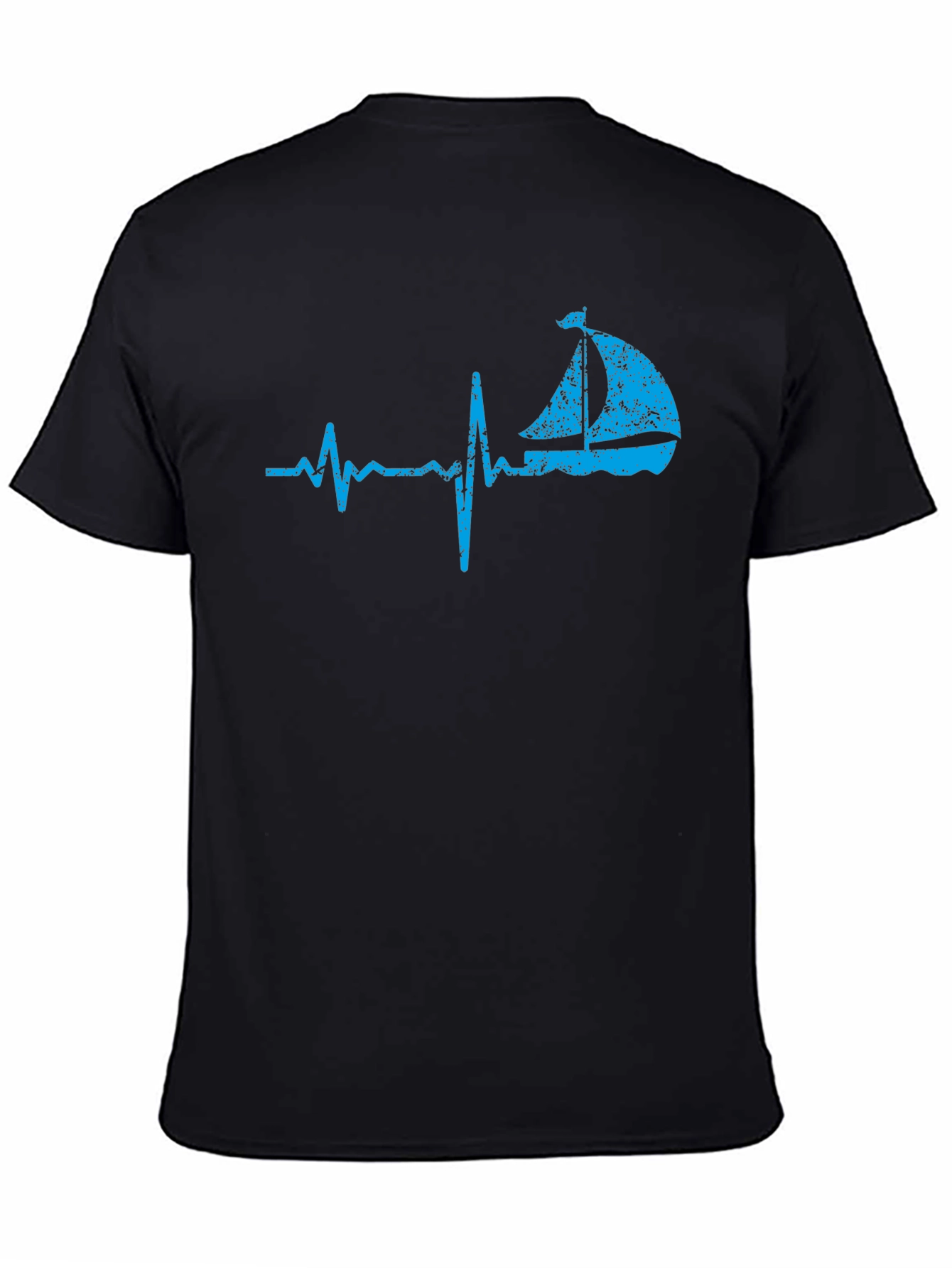 Sailboat Heartbeat Graphic Tee