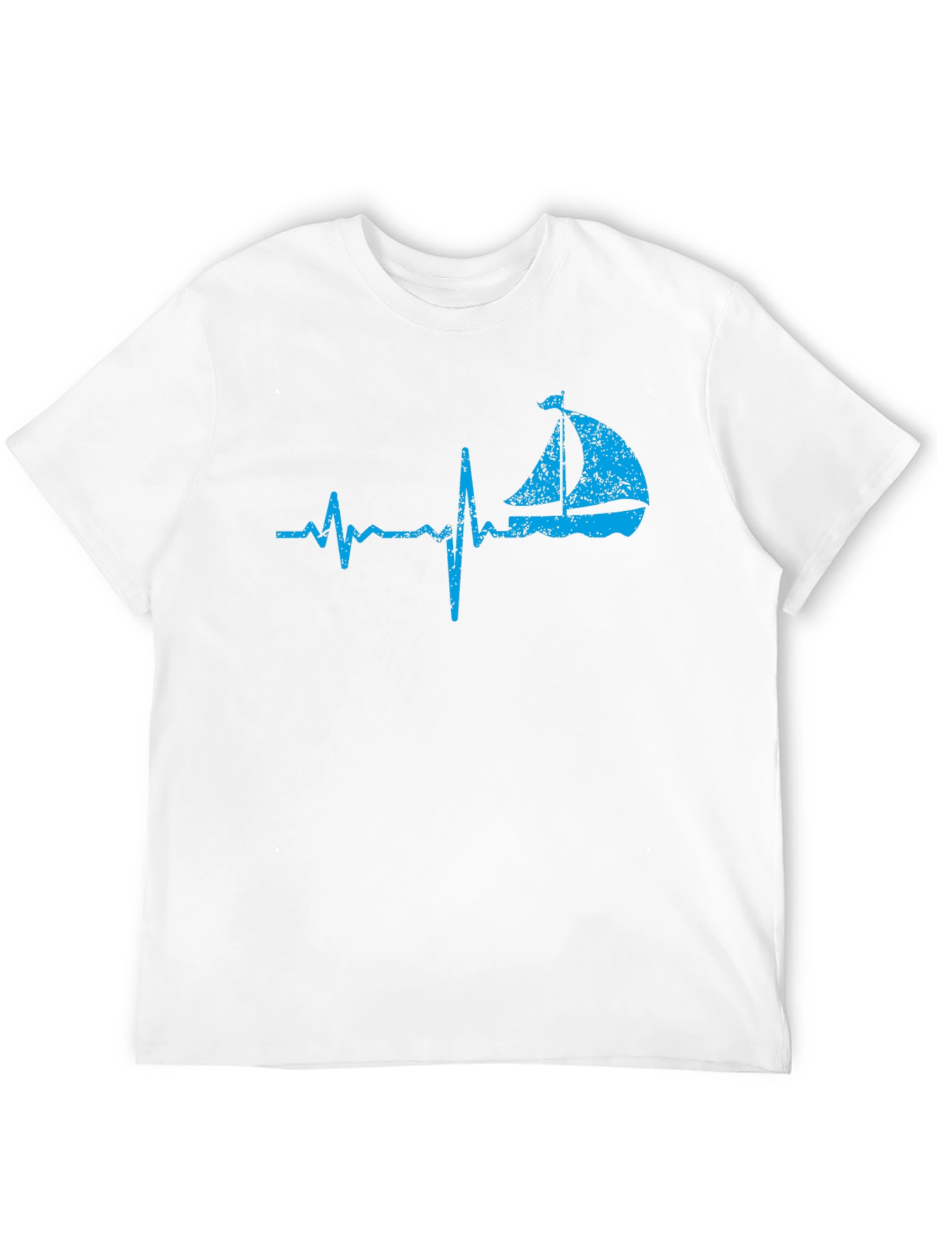Sailboat Heartbeat Graphic Tee