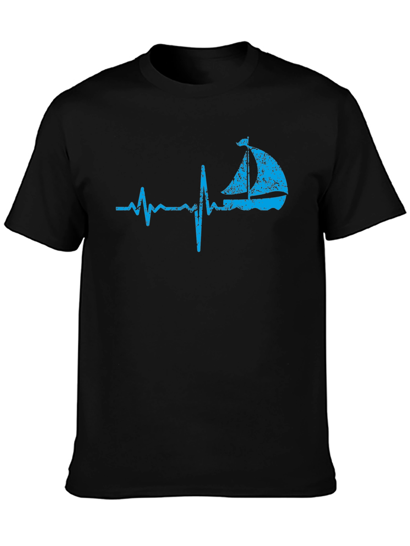 Sailboat Heartbeat Graphic Tee