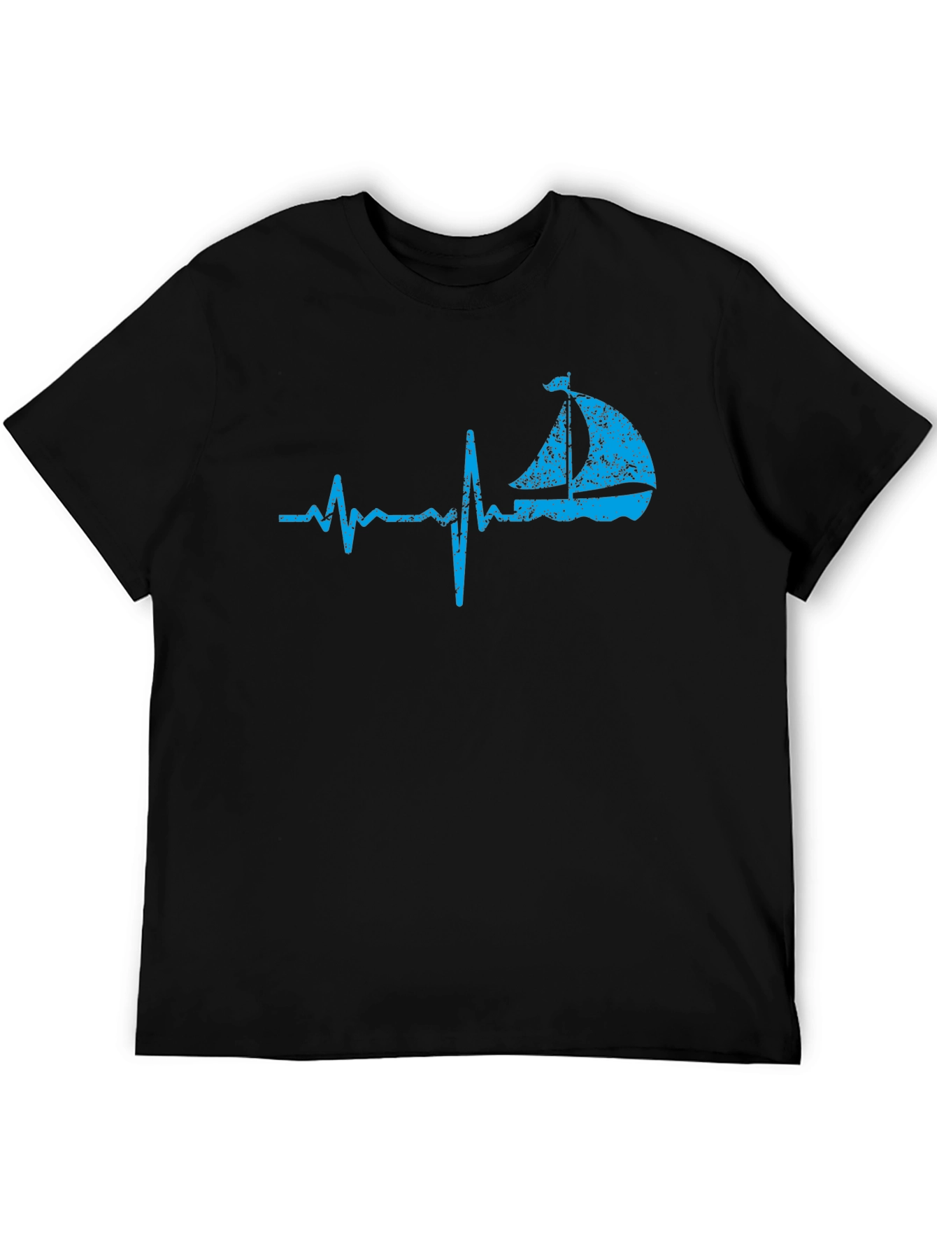 Sailboat Heartbeat Graphic Tee