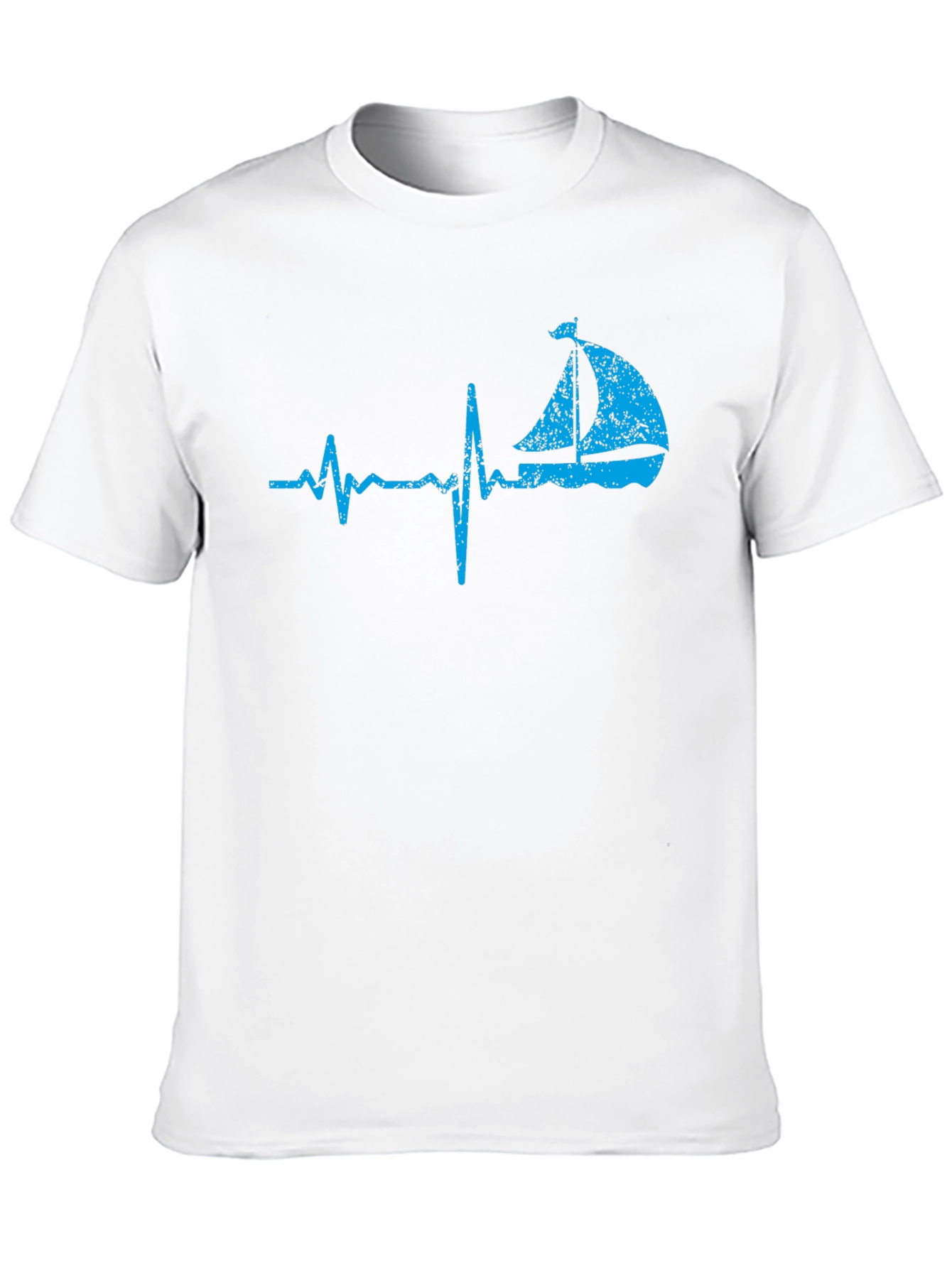 Sailboat Heartbeat Graphic Tee