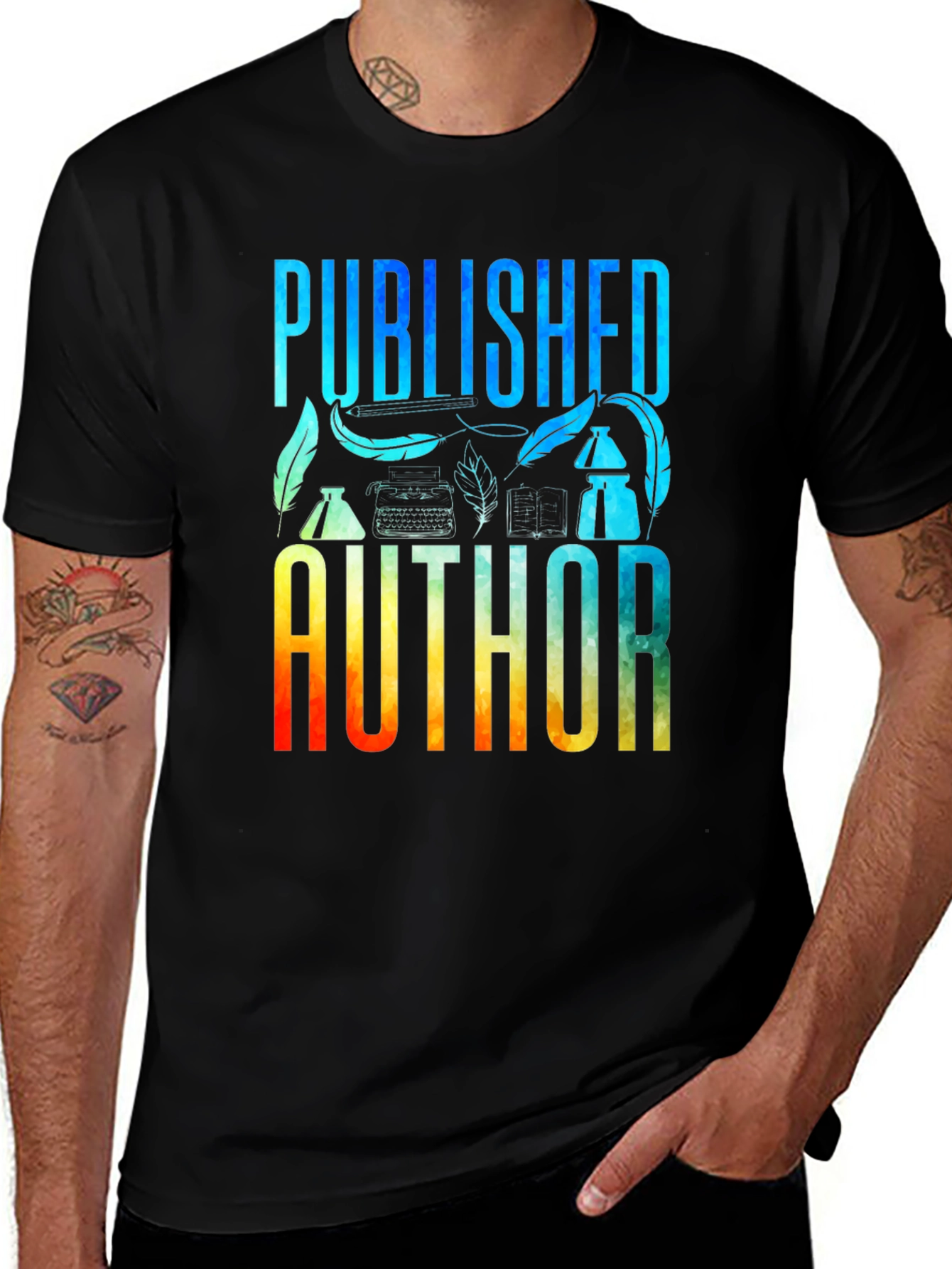Published Author Graphic Tee - Writers Shirt