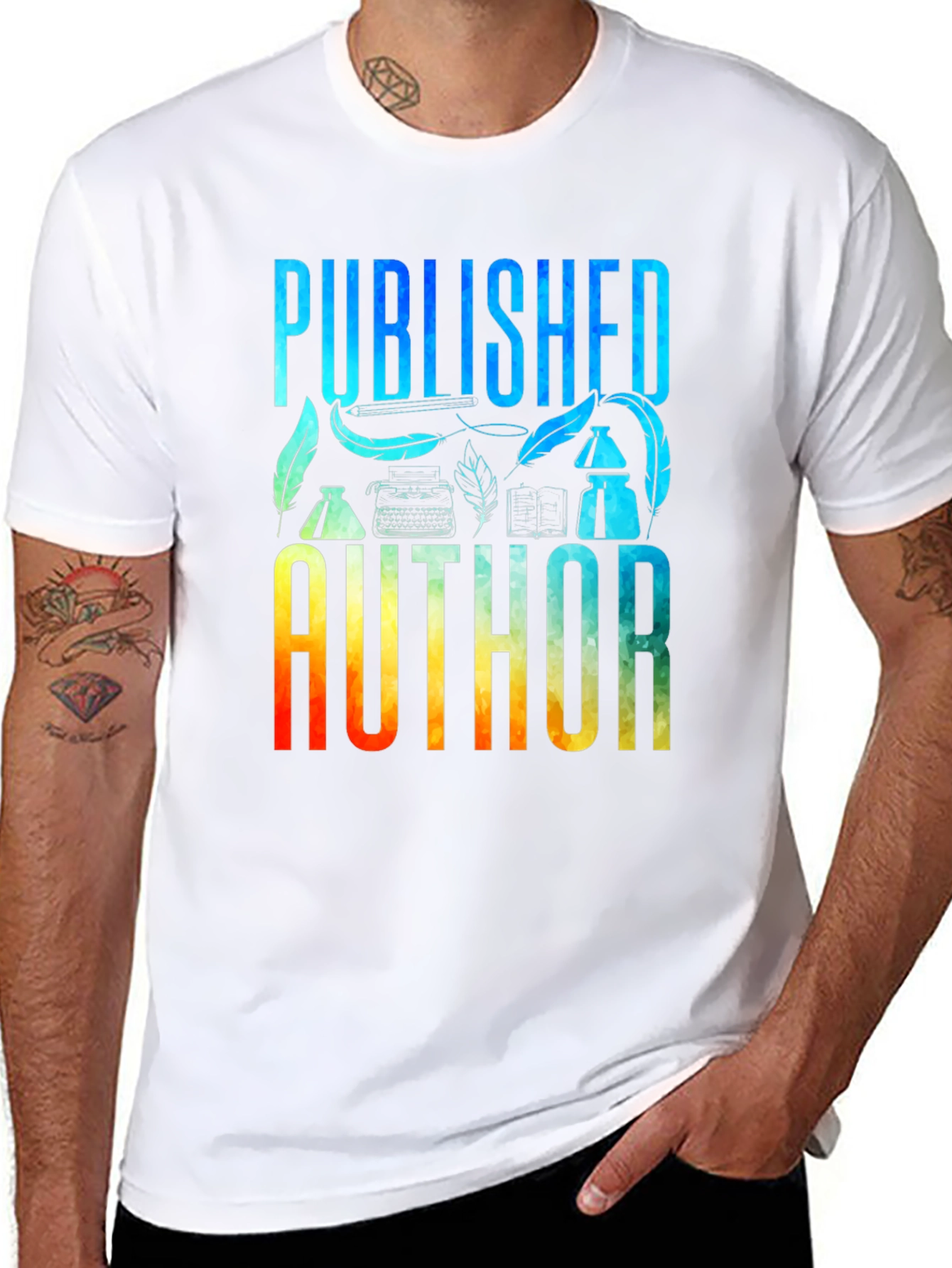 Published Author Graphic Tee - Writers Shirt