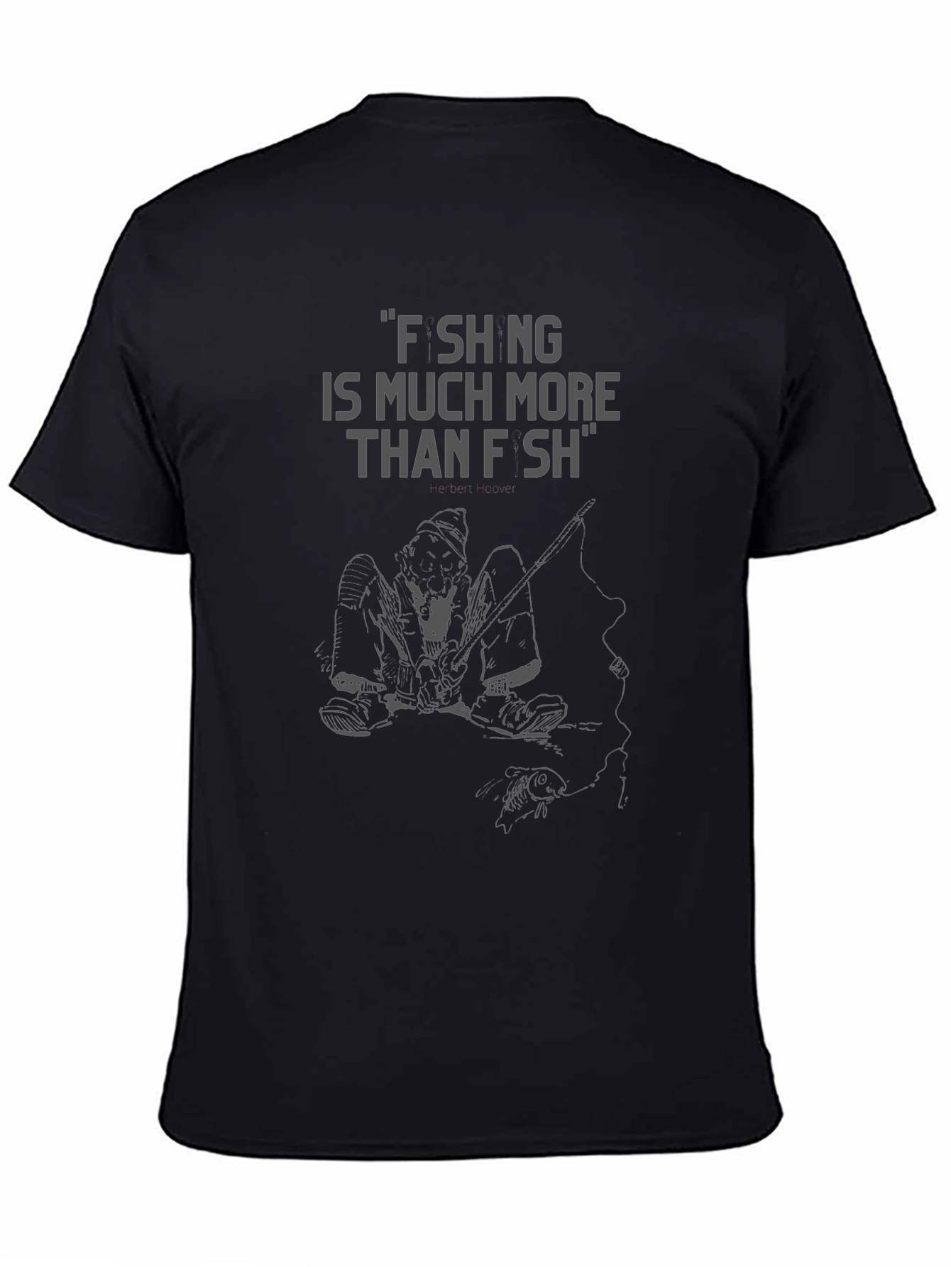 Fishing is Much More Than Fish Graphic Tee