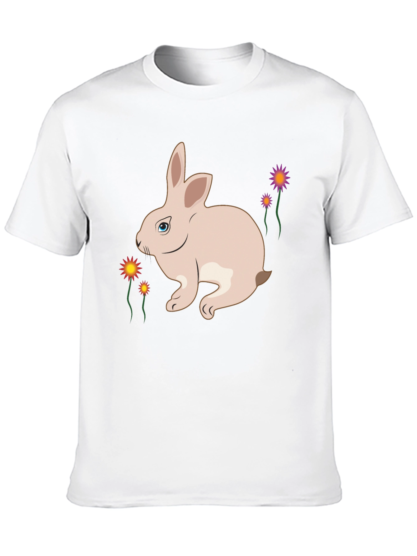 Bunny Graphic Tee - Soft Cotton Comfort
