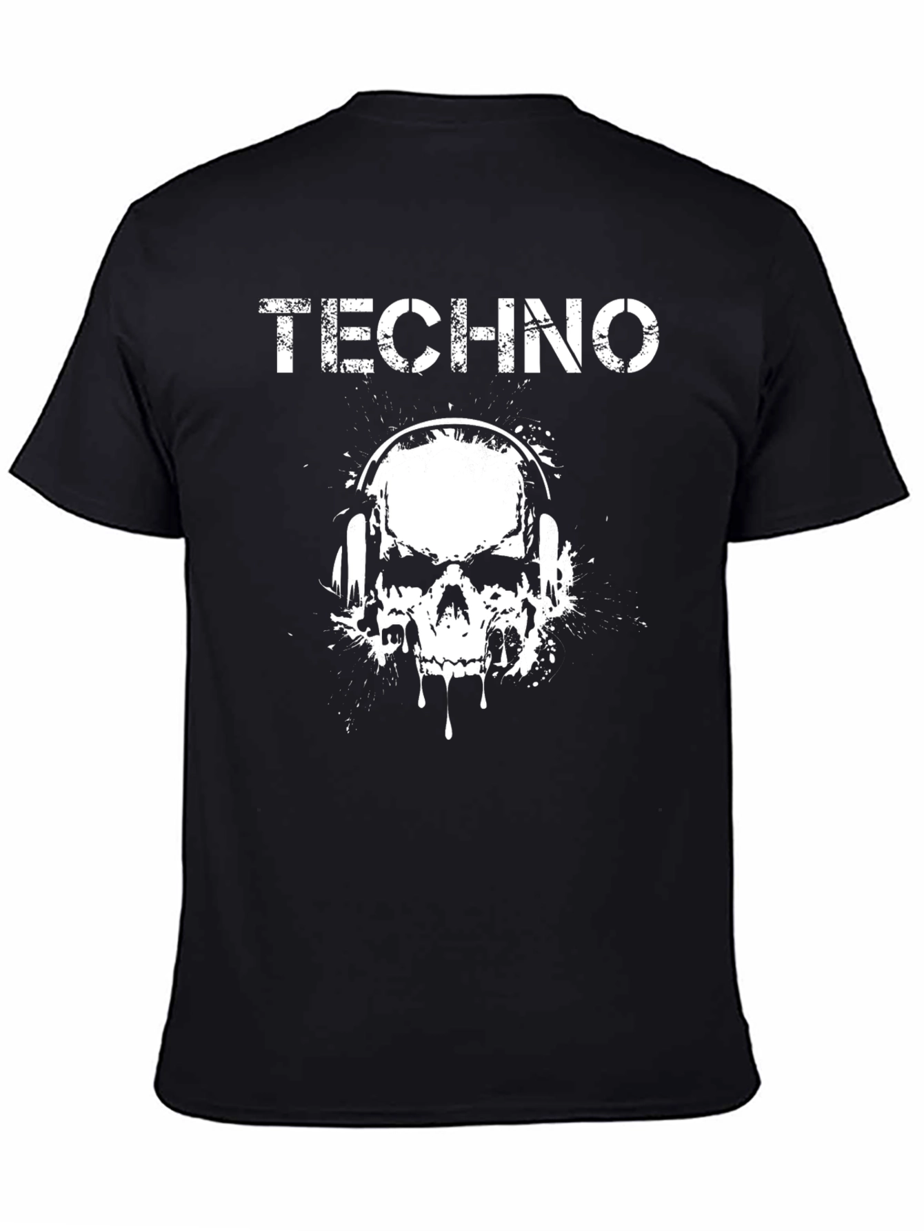 Techno Skull Graphic Tee - Music Lovers T-Shirt