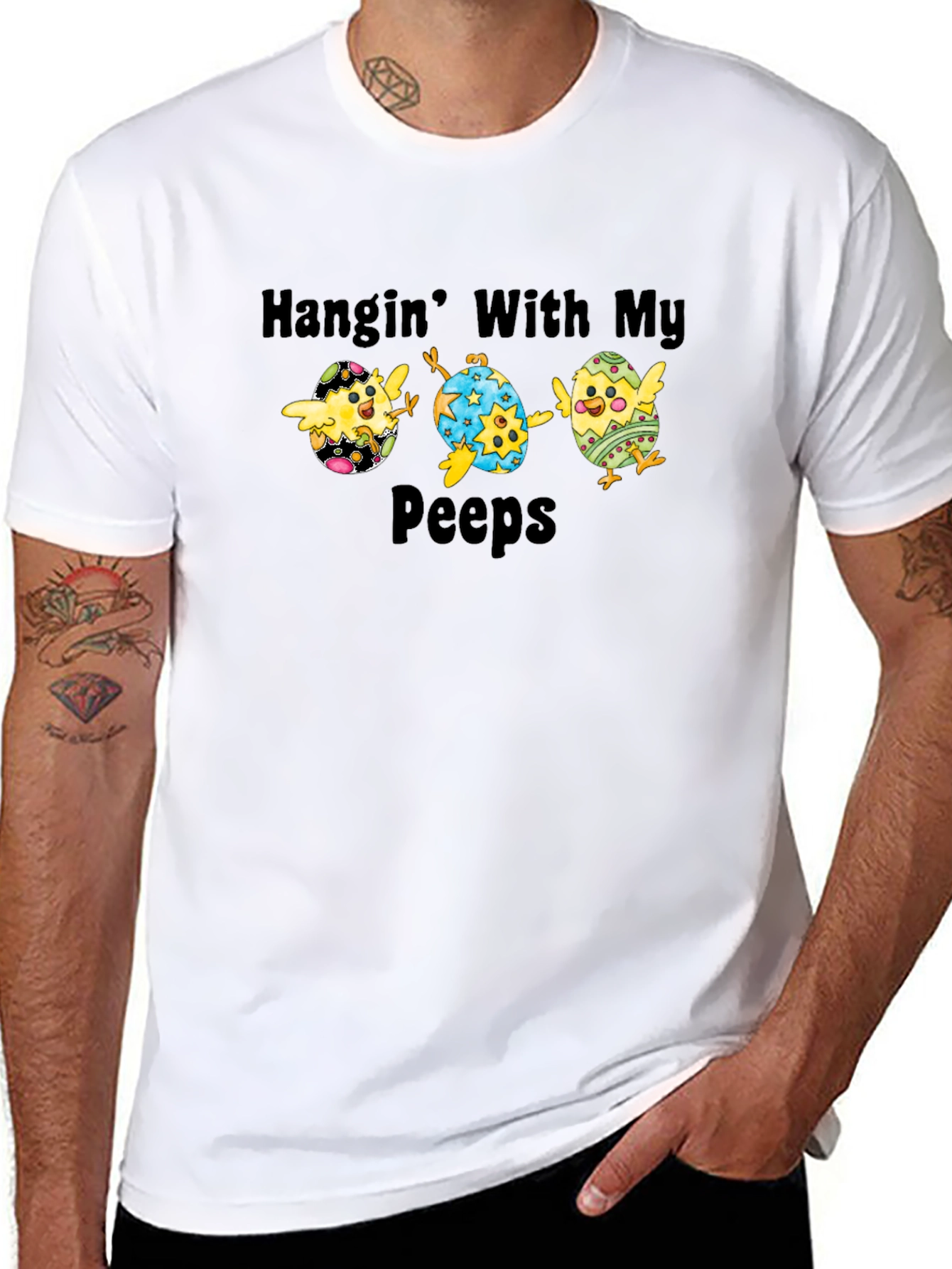 Hanging With My Peeps Easter T-Shirt
