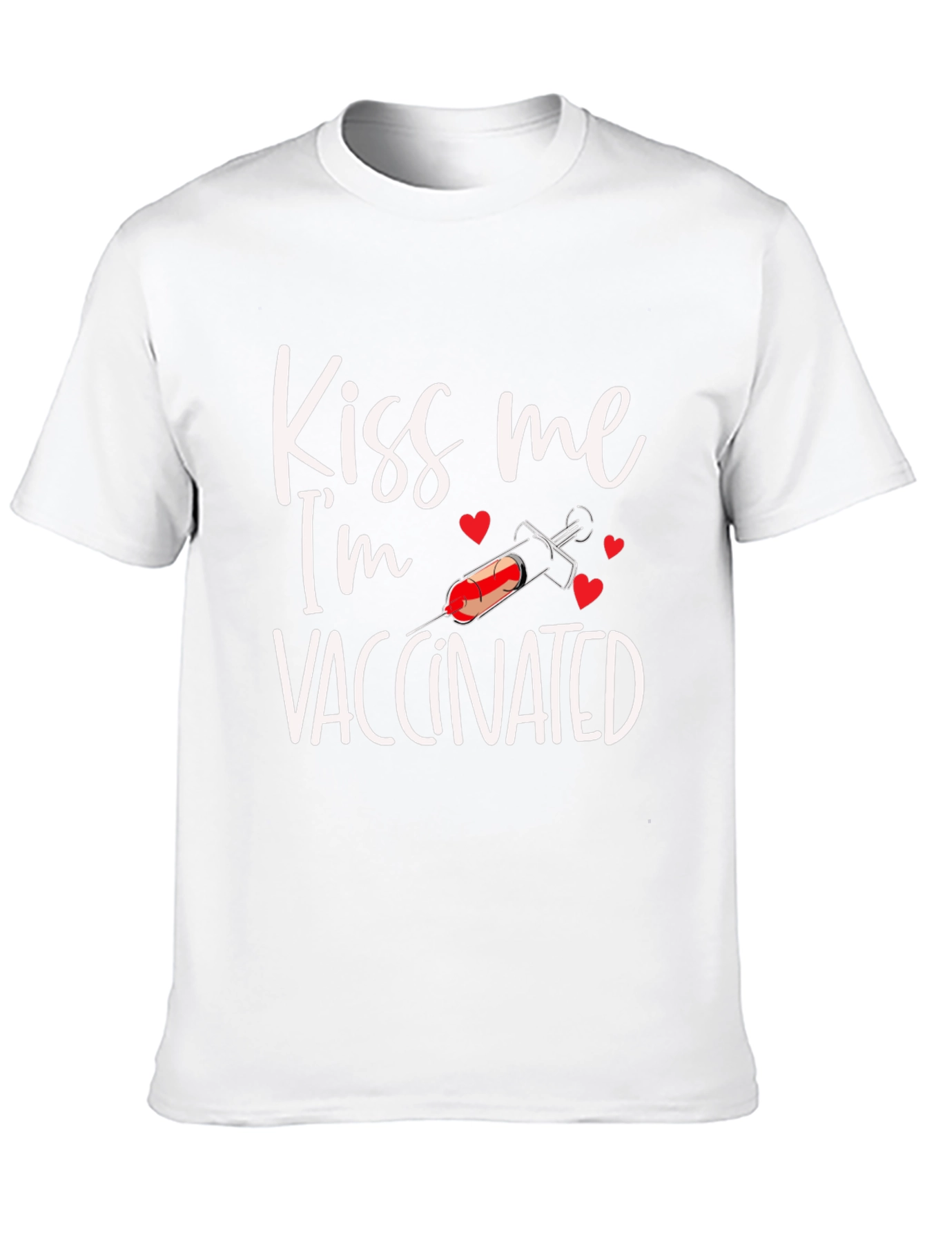 Kiss Me Im Vaccinated T-Shirt
