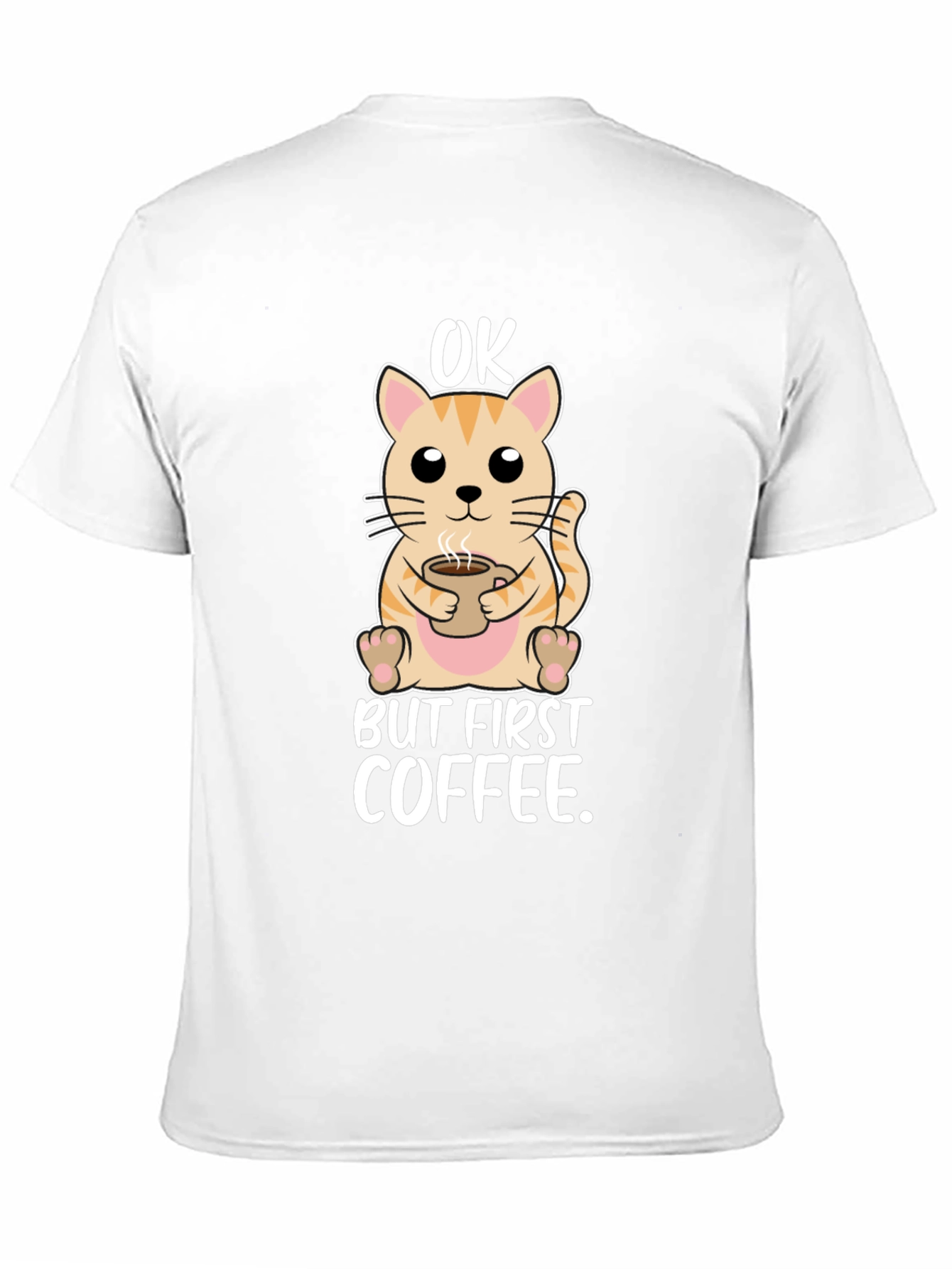 OK But First Coffee Cat T-Shirt