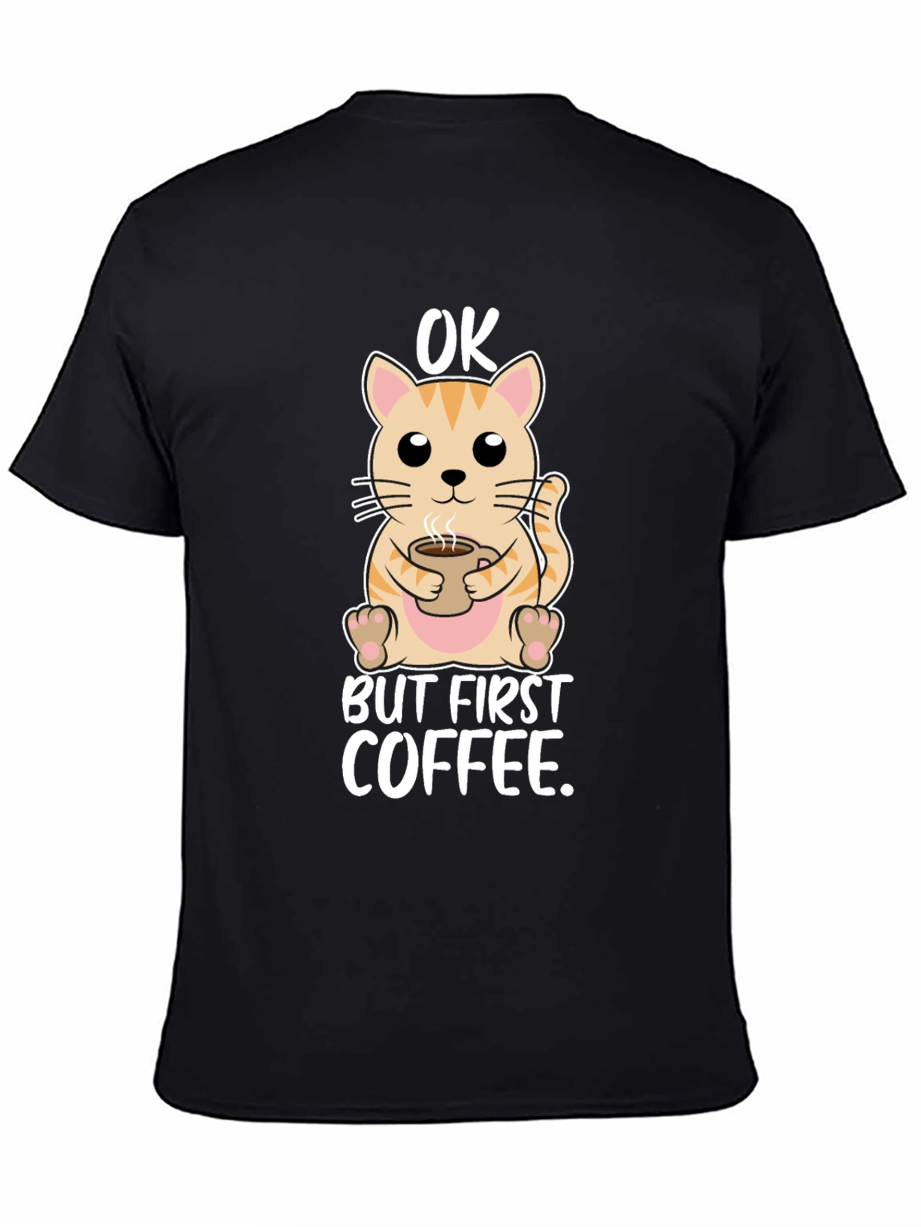 OK But First Coffee Cat T-Shirt