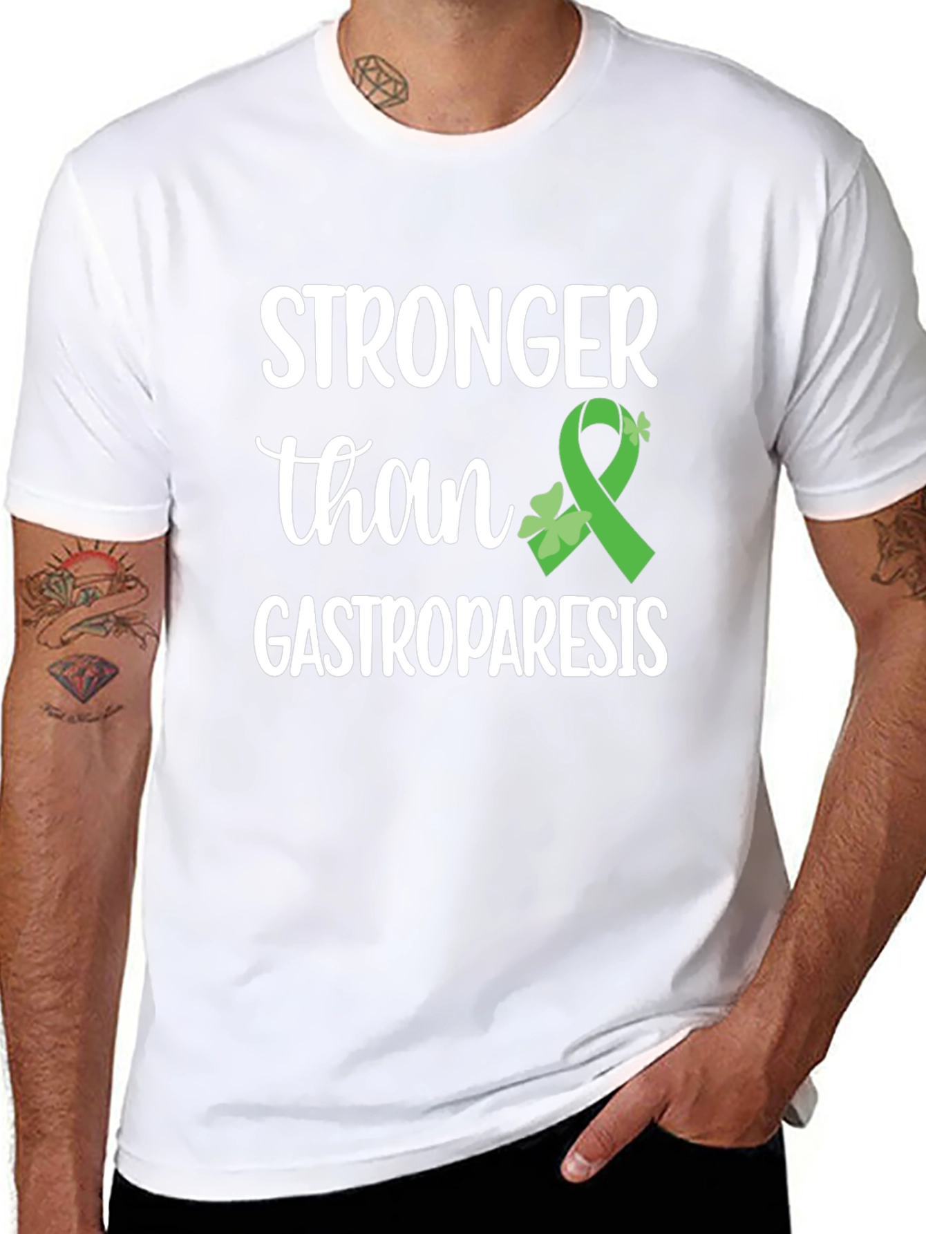 Stronger Than Gastroparesis Awareness T-Shirt