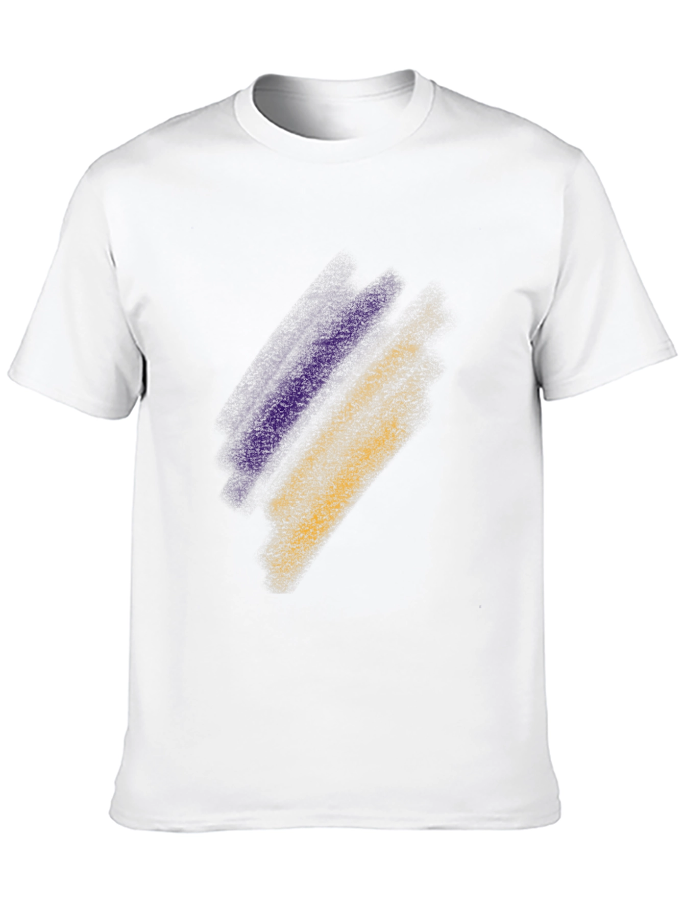 Abstract Stripe Tee - Black
