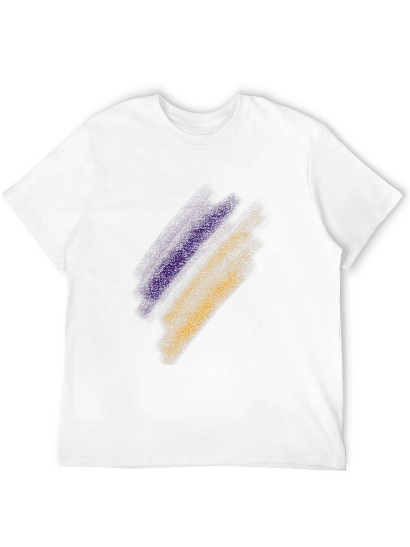 Abstract Stripe Tee - Black