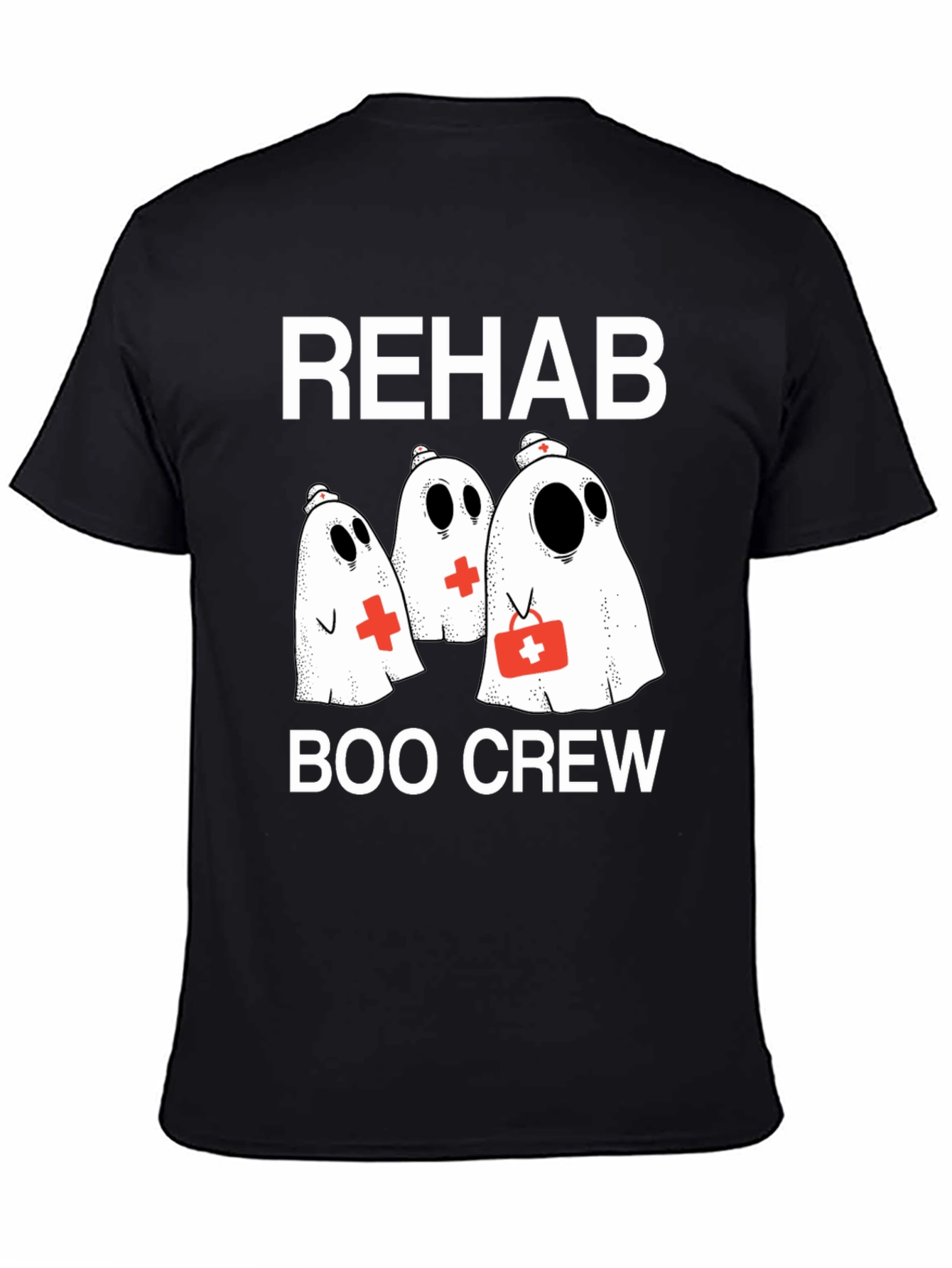 Rehab Boo Crew Halloween T-Shirt