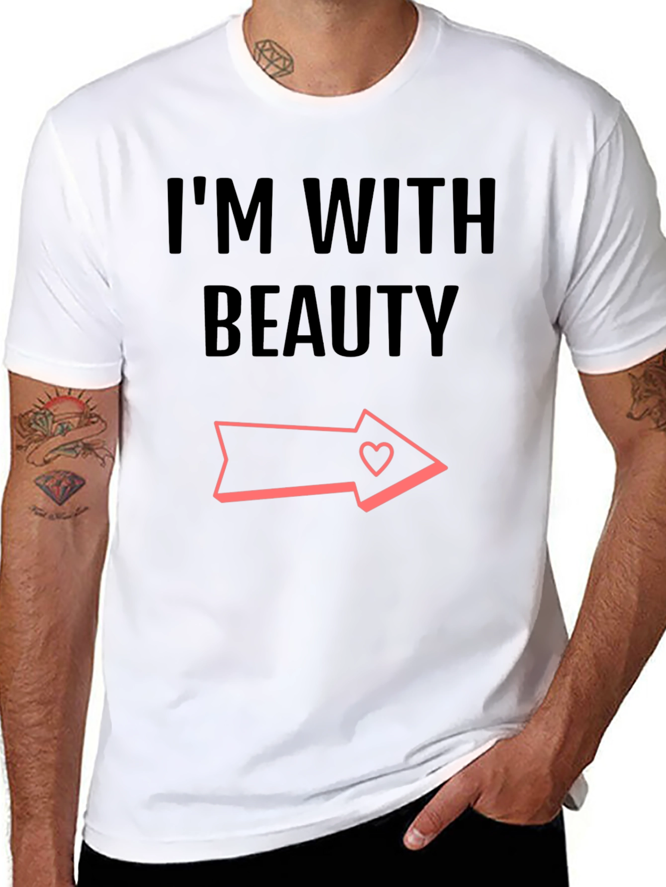 Im With Beauty Graphic T-Shirt