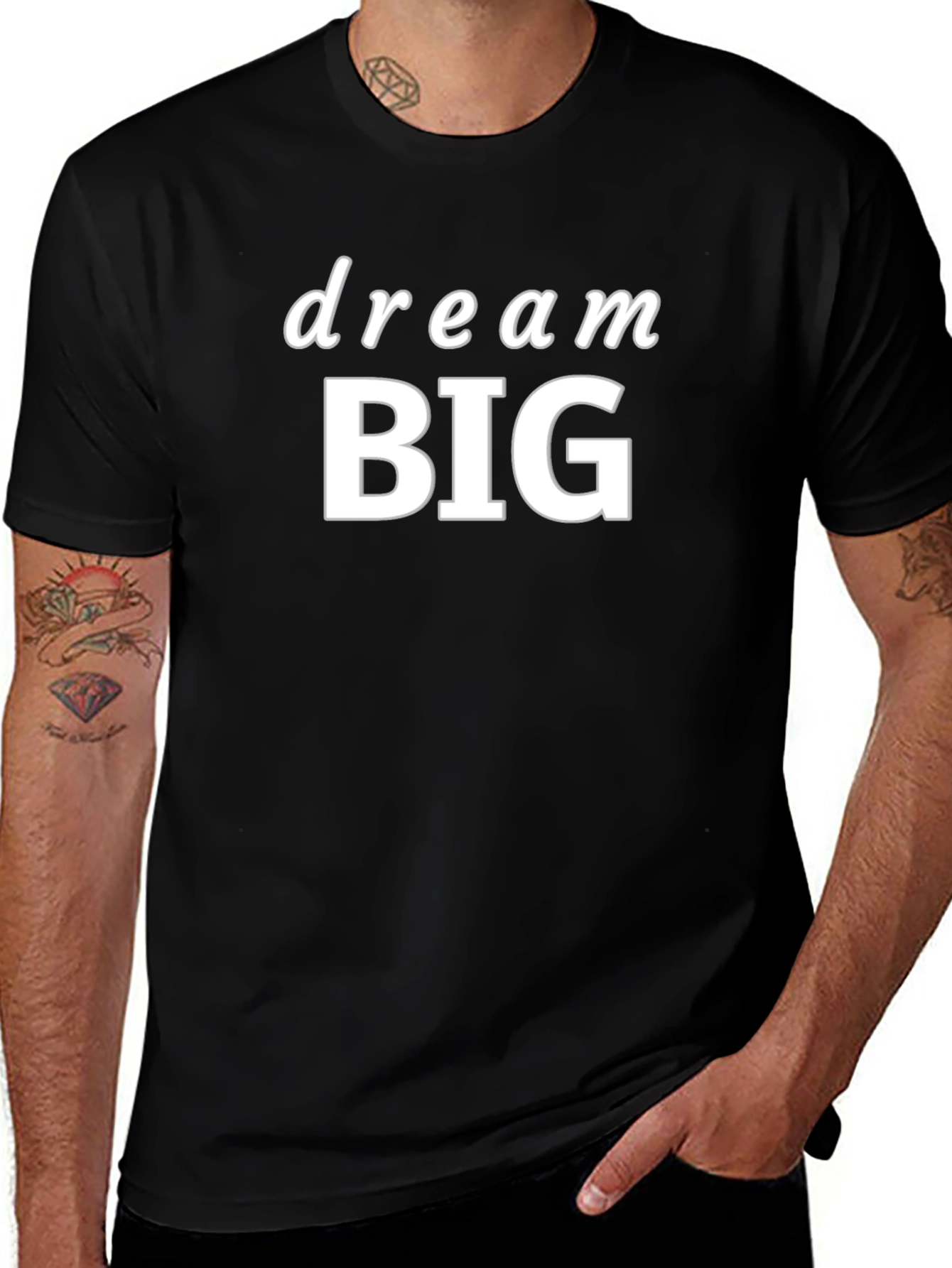 Dream Big Black T-Shirt