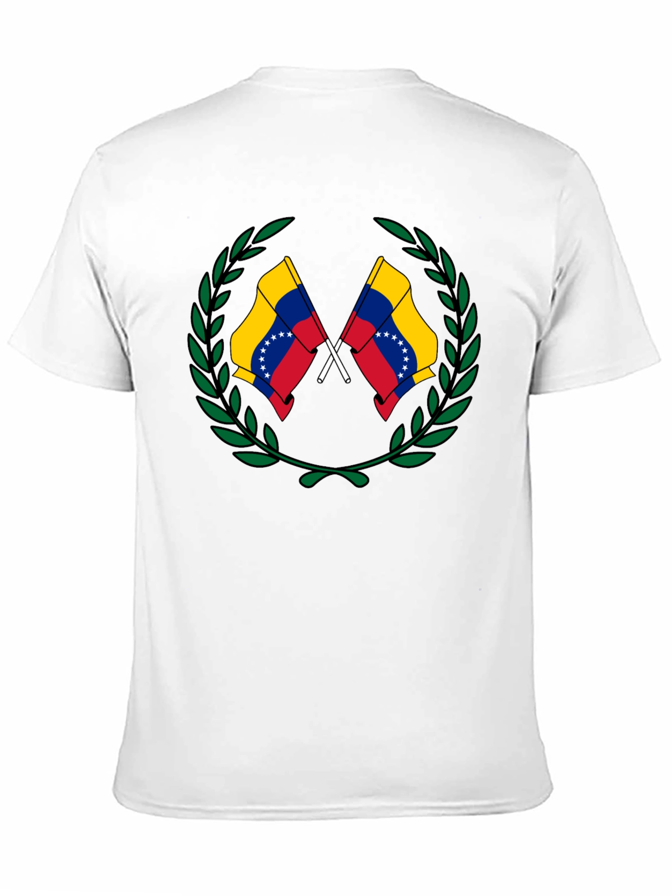 Venezuela Flag Wreath Graphic T-Shirt