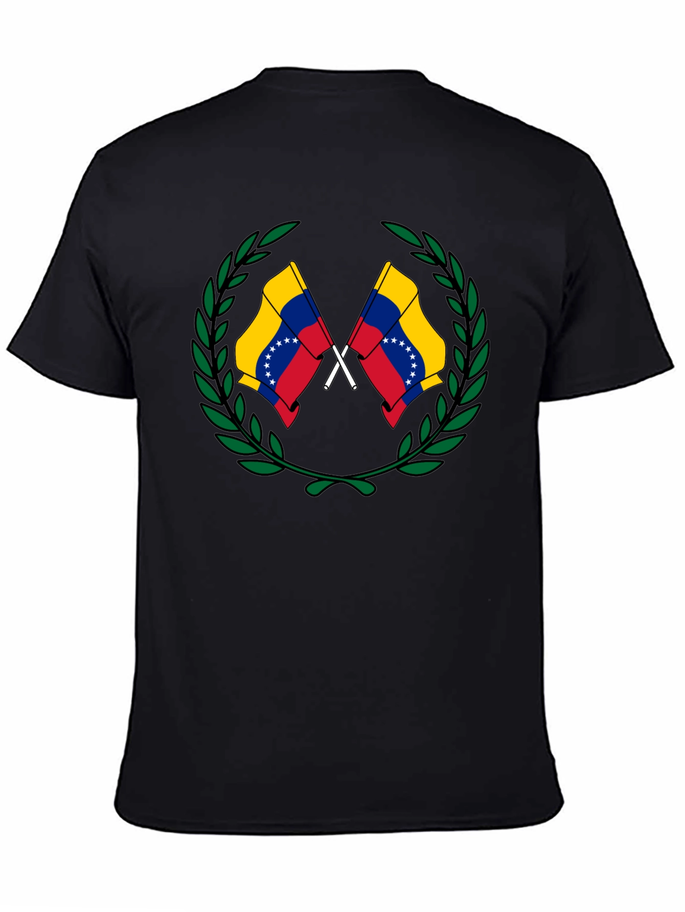 Venezuela Flag Wreath Graphic T-Shirt