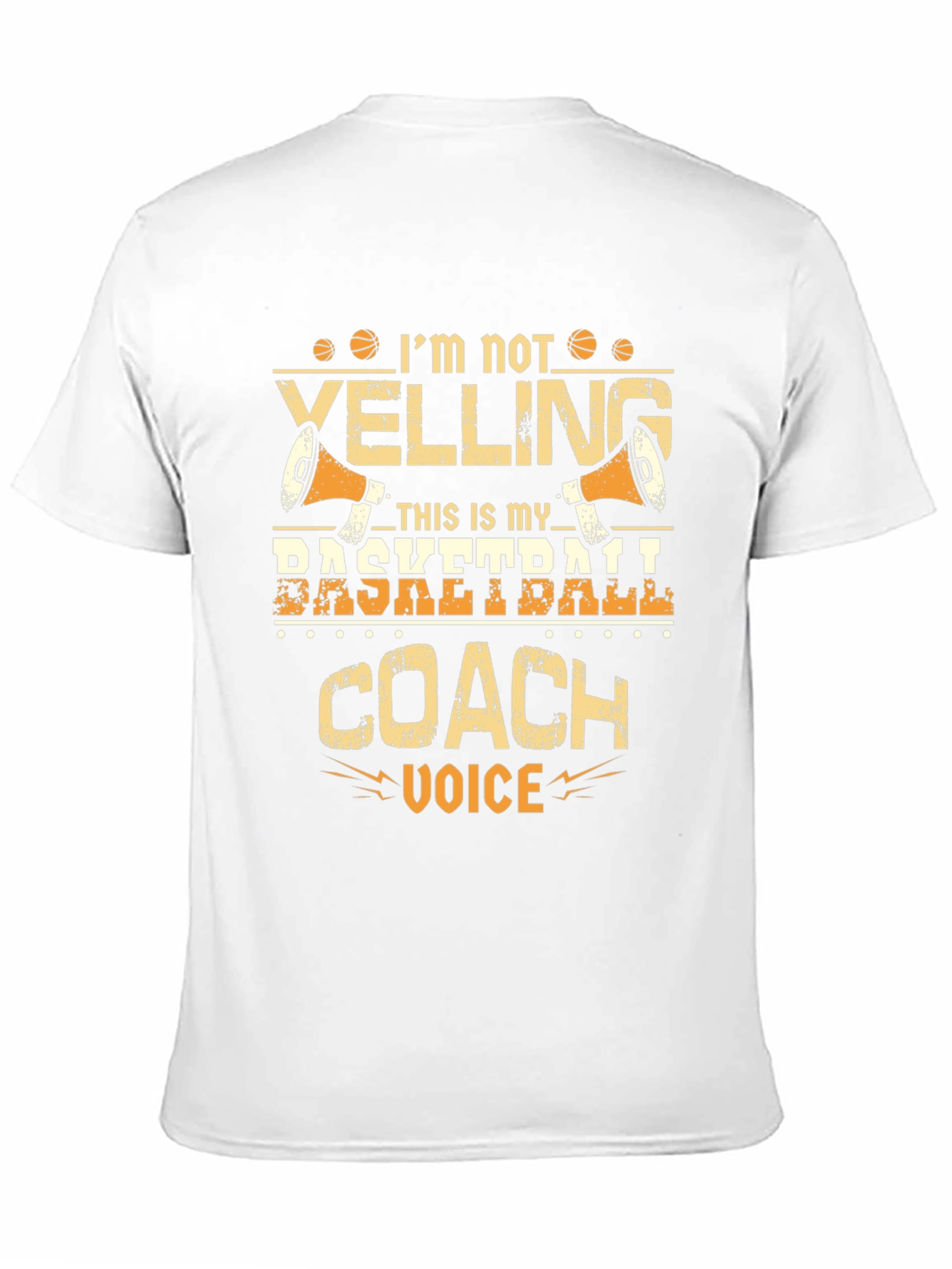 Basketball Coach Graphic T-Shirt - Funny Sports Tee