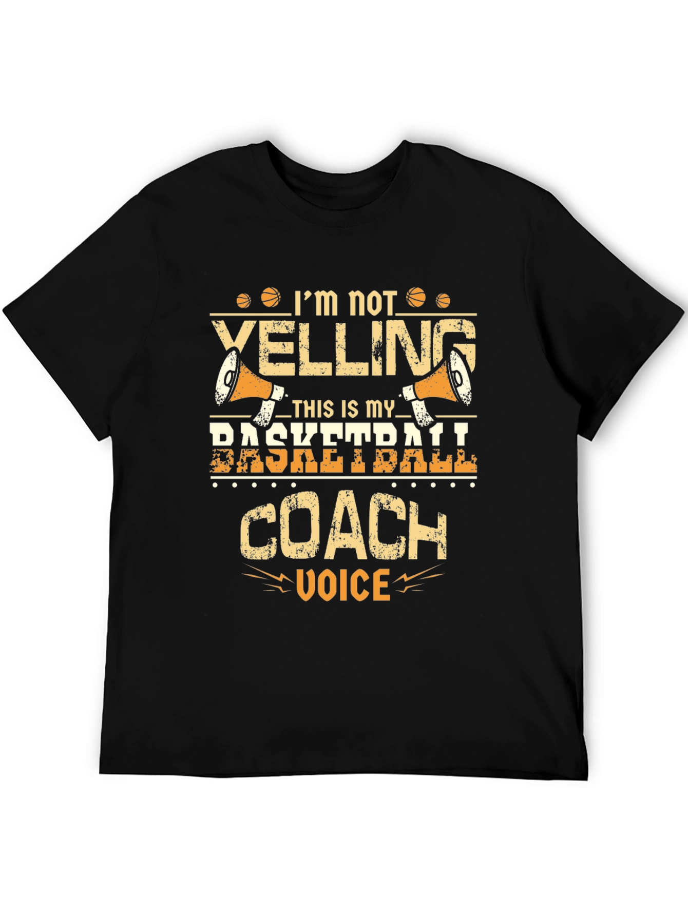 Basketball Coach Graphic T-Shirt - Funny Sports Tee