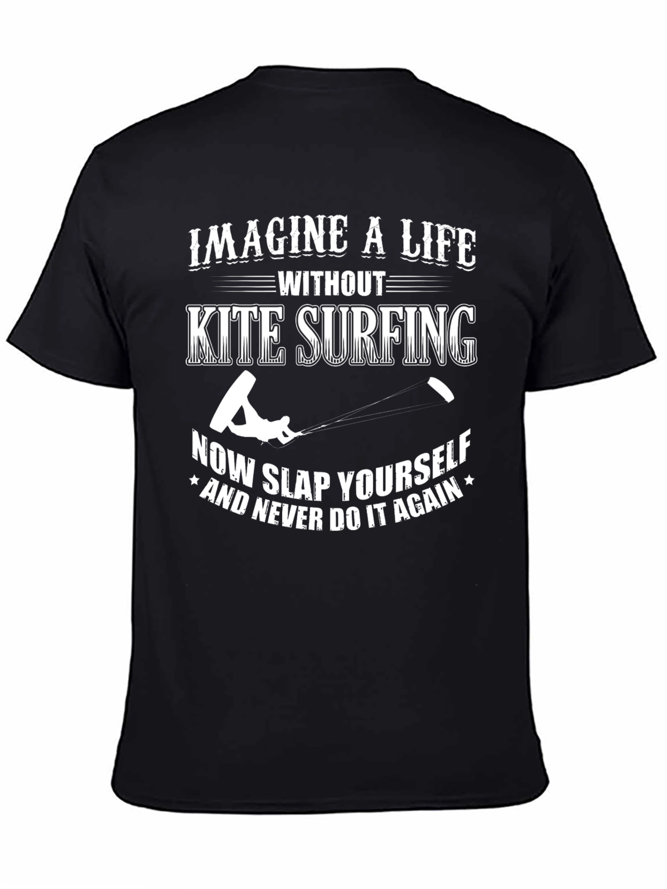 Kite Surfing Graphic Tee: Slap Yourself!
