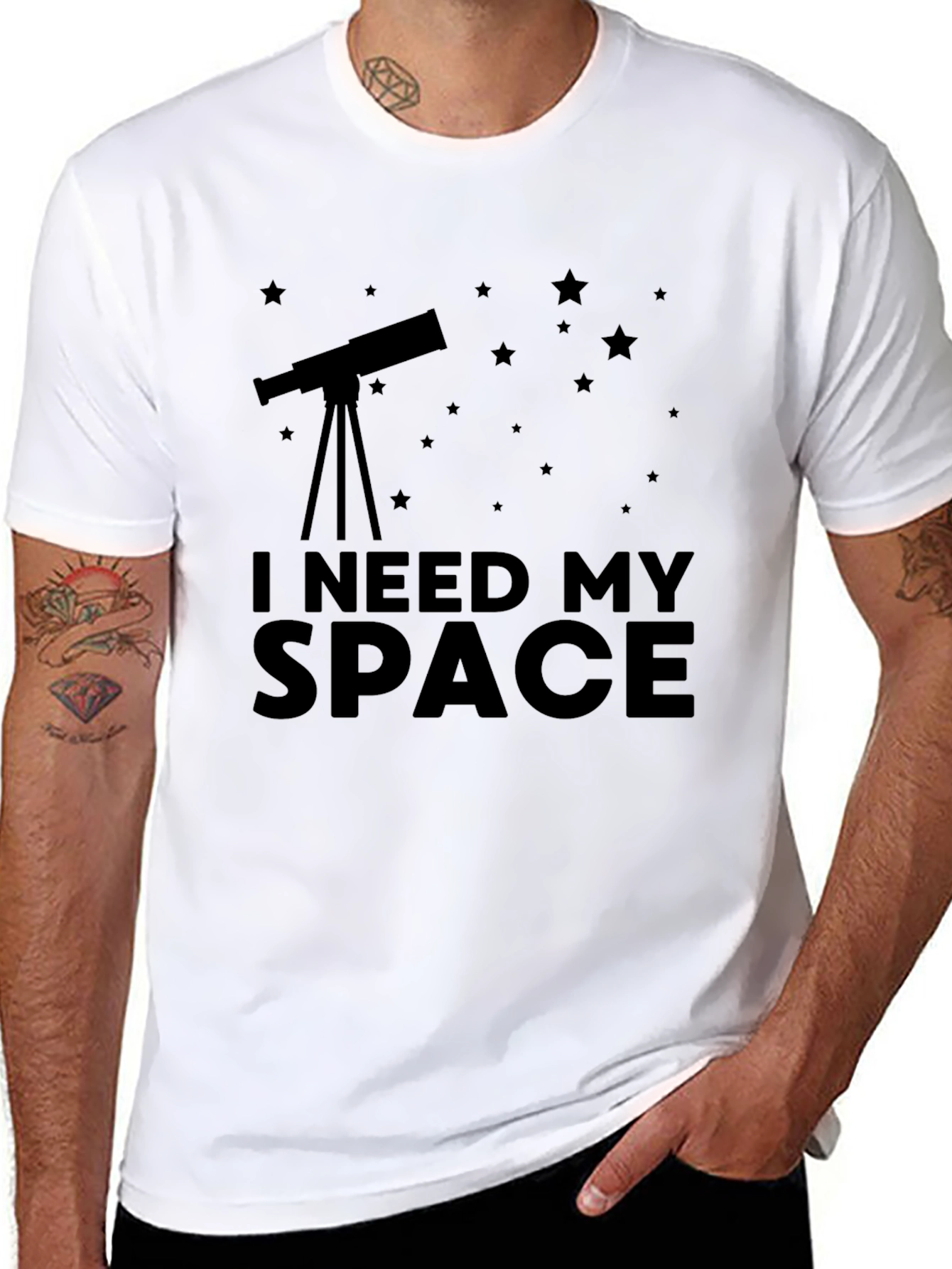 I Need My Space Graphic T-Shirt - Astronomy Tee