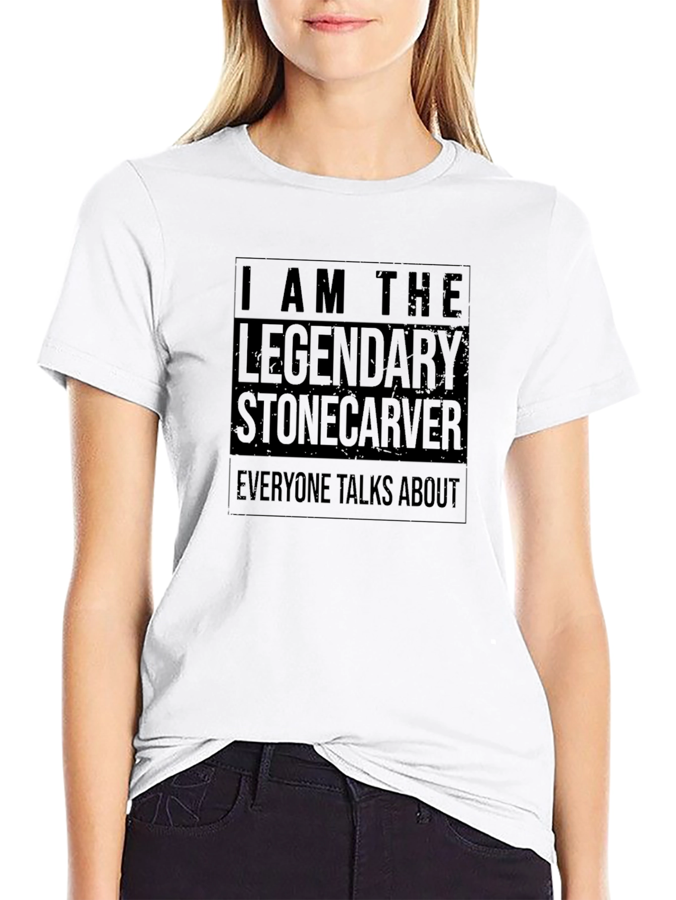 Legendary Stonecarver T-Shirt - Novelty Graphic Tee