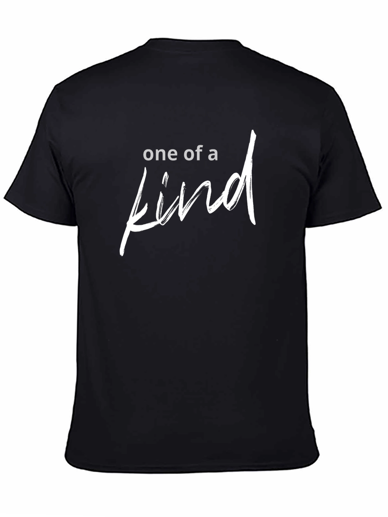 One of a Kind Black Graphic T-Shirt