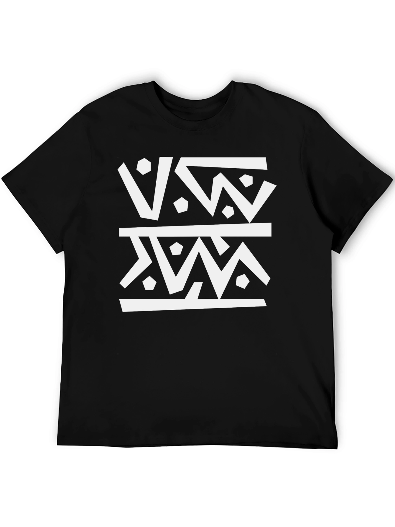 Abstract Pattern Graphic Tee - Modern Casual