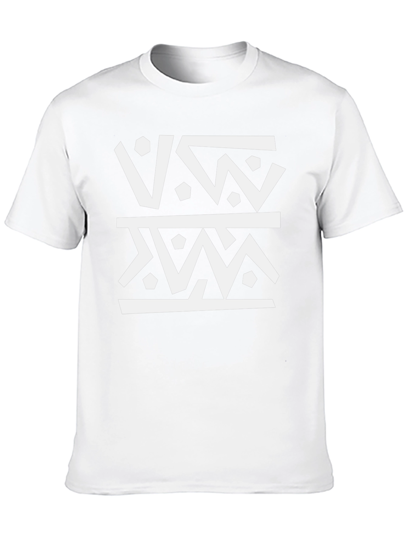 Abstract Pattern Graphic Tee - Modern Casual