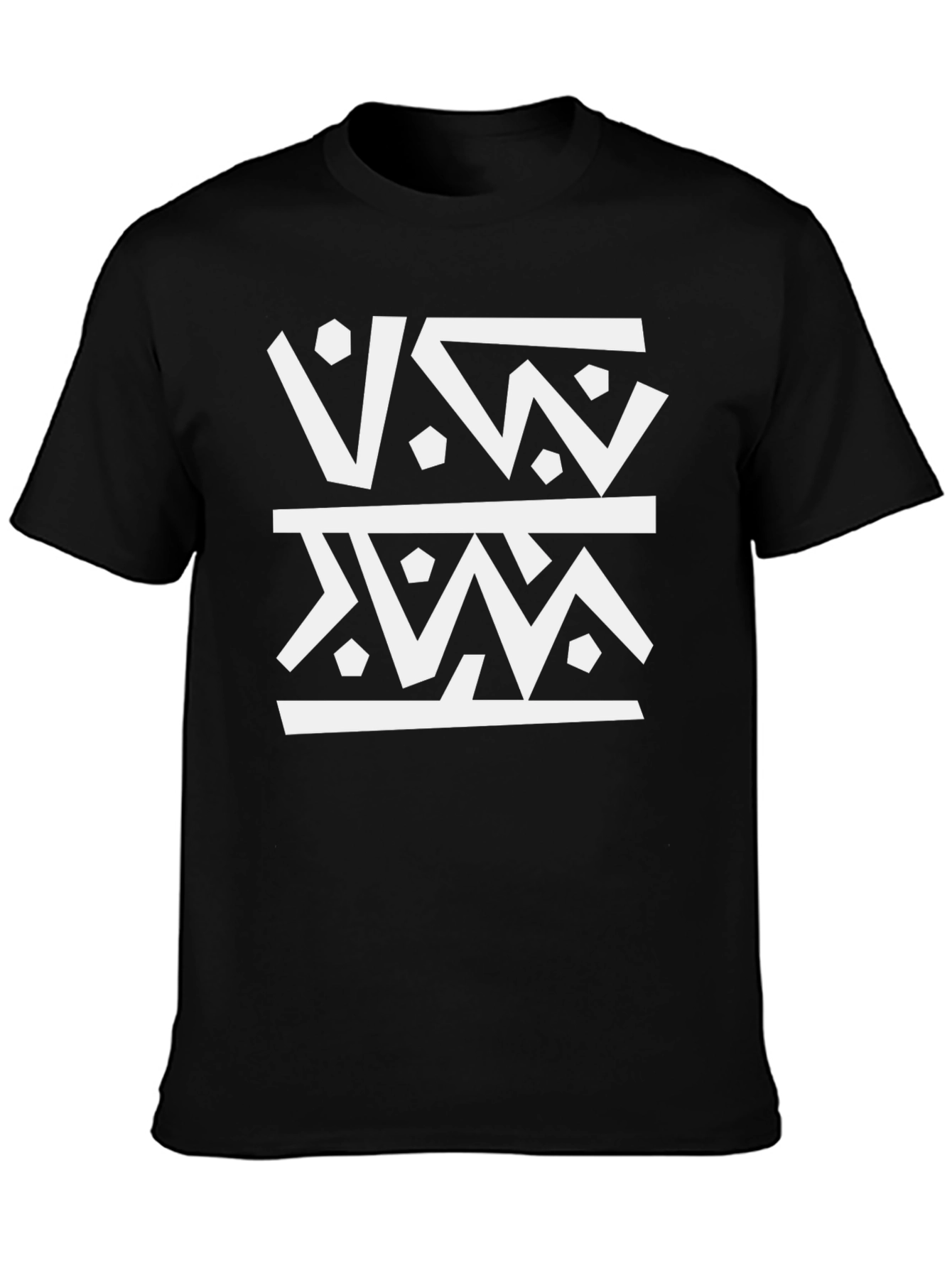 Abstract Pattern Graphic Tee - Modern Casual