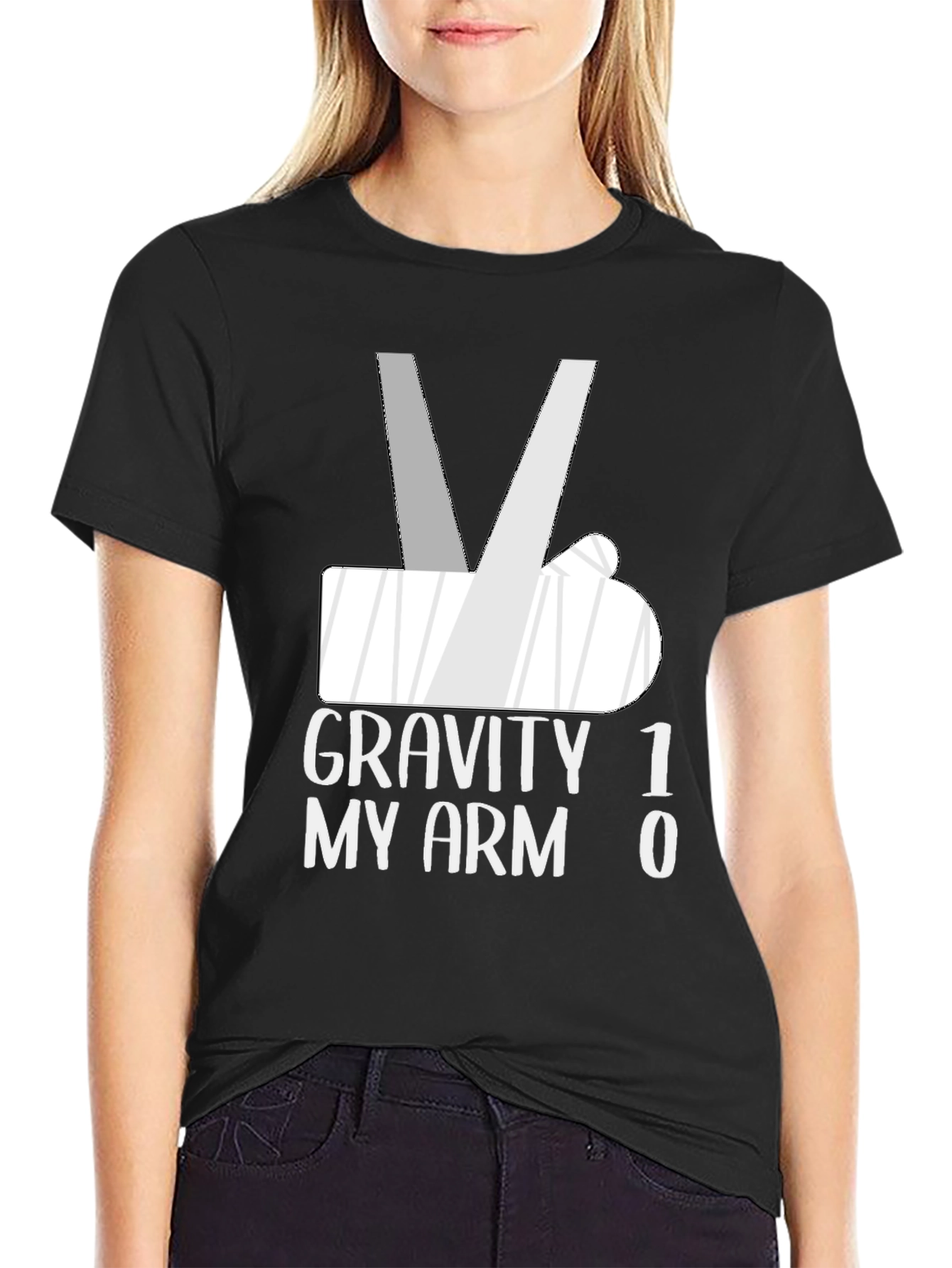 Gravity 1 My Arm 0 T-Shirt