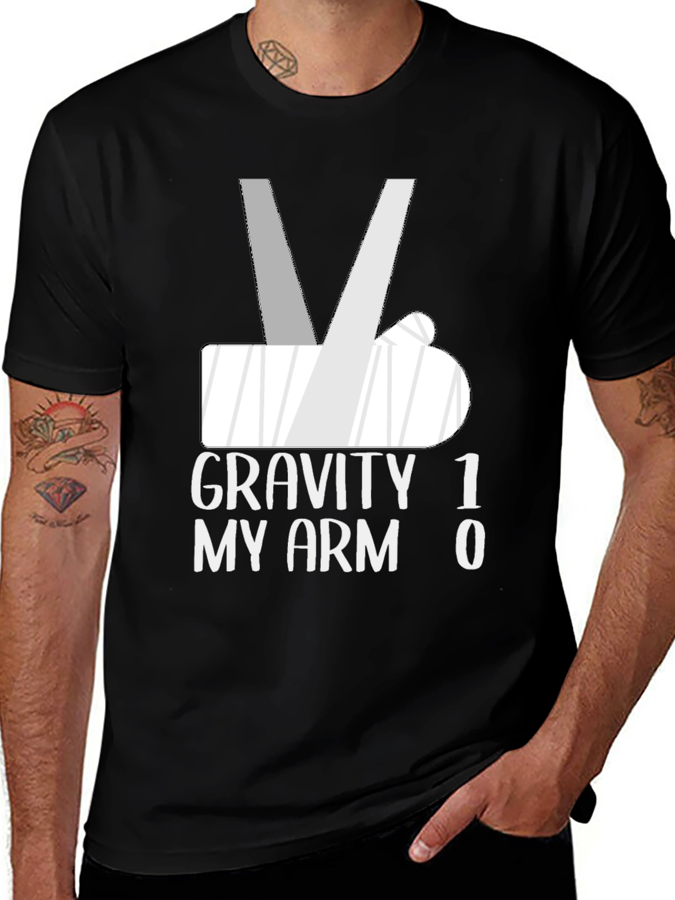 Gravity 1 My Arm 0 T-Shirt