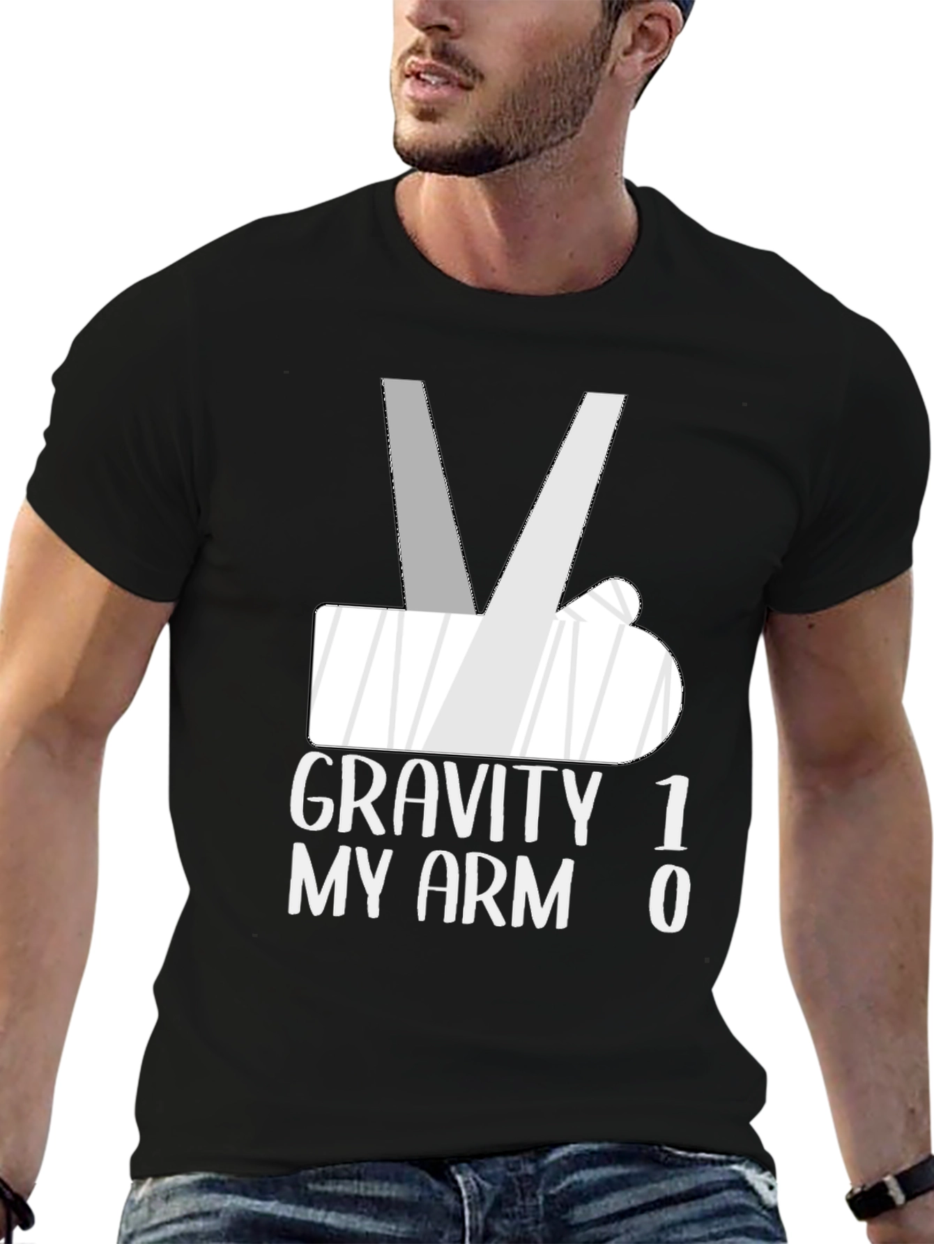 Gravity 1 My Arm 0 T-Shirt