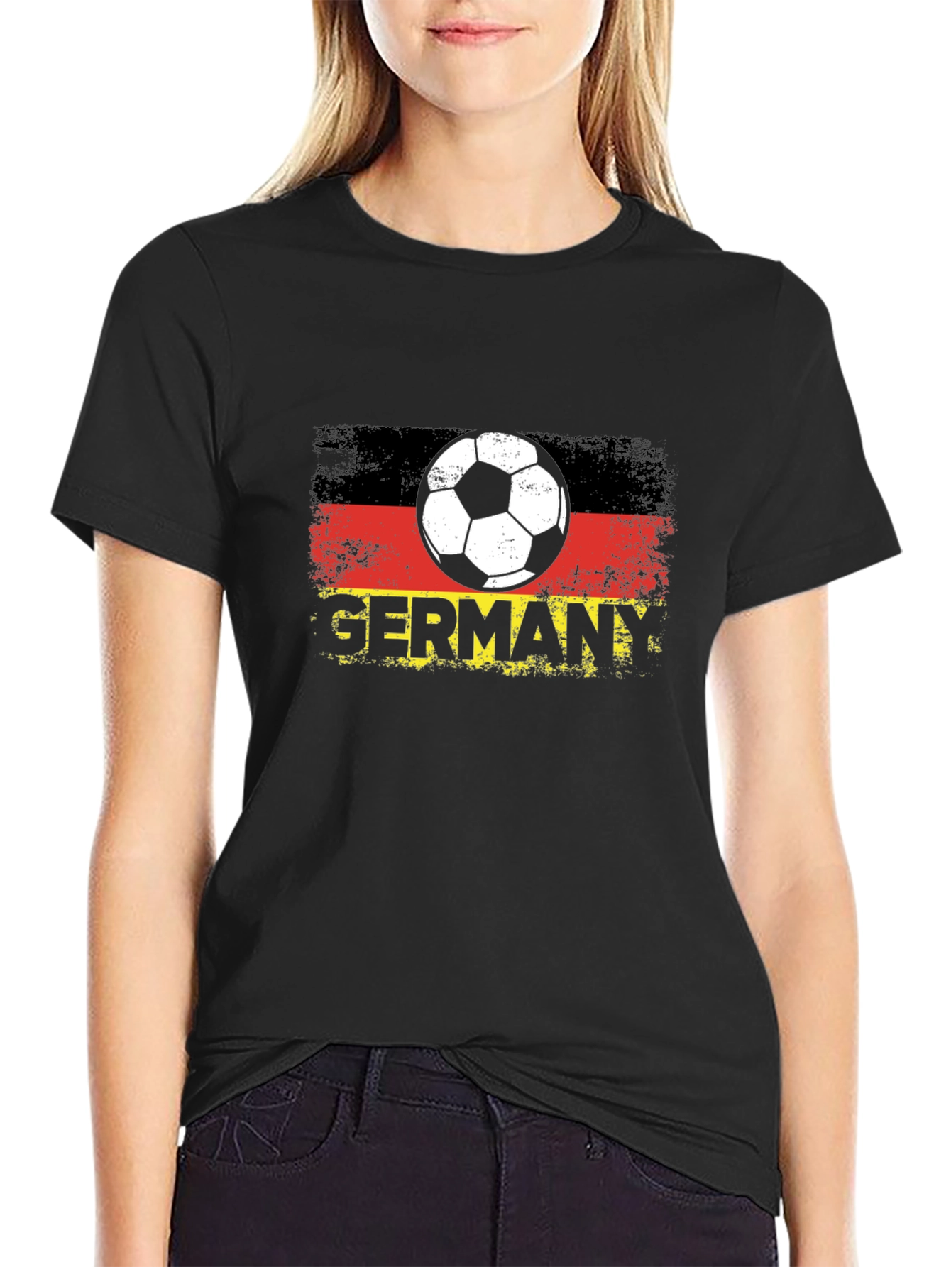 Germany Flag Soccer Ball T-Shirt