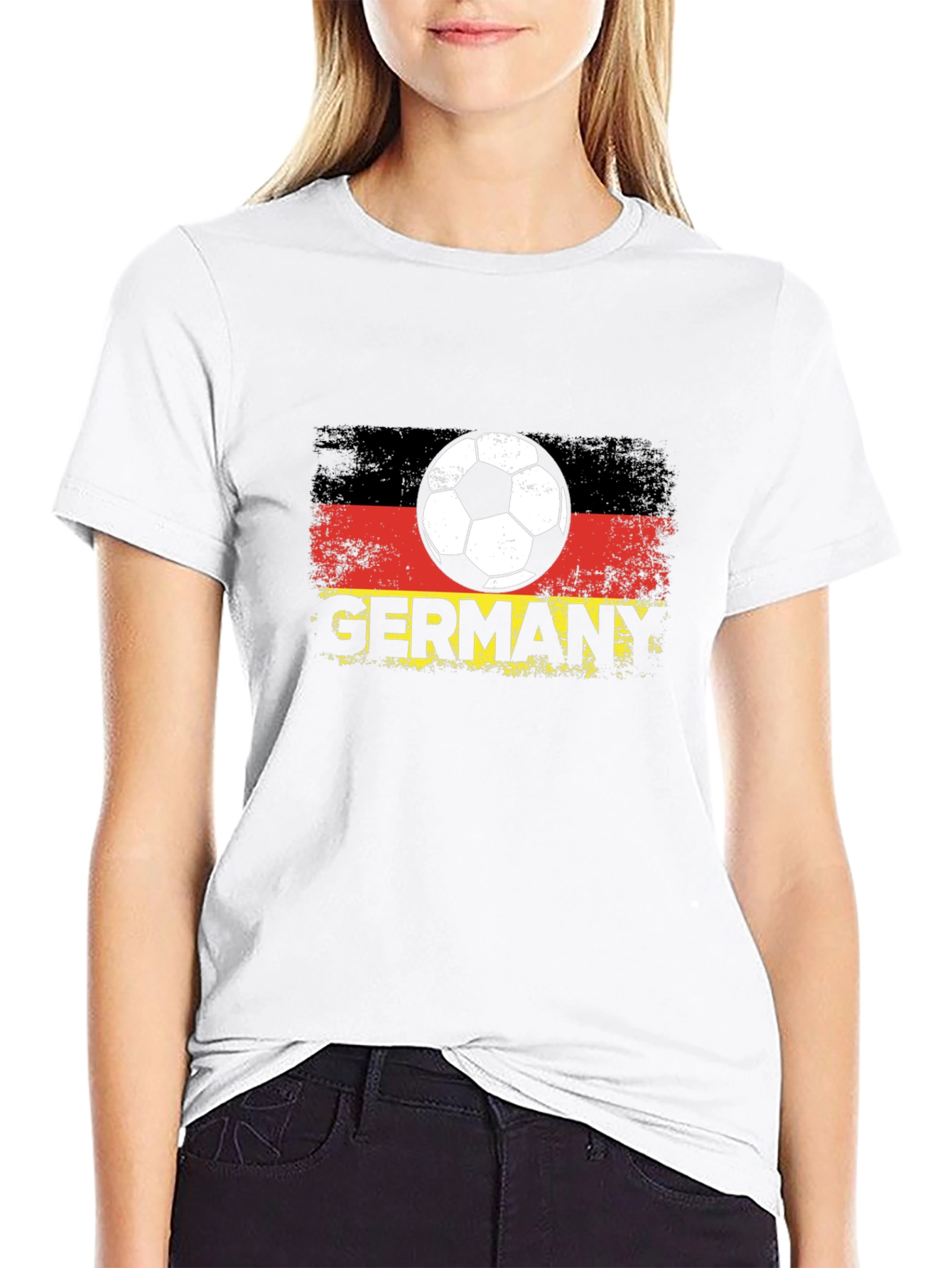 Germany Flag Soccer Ball T-Shirt
