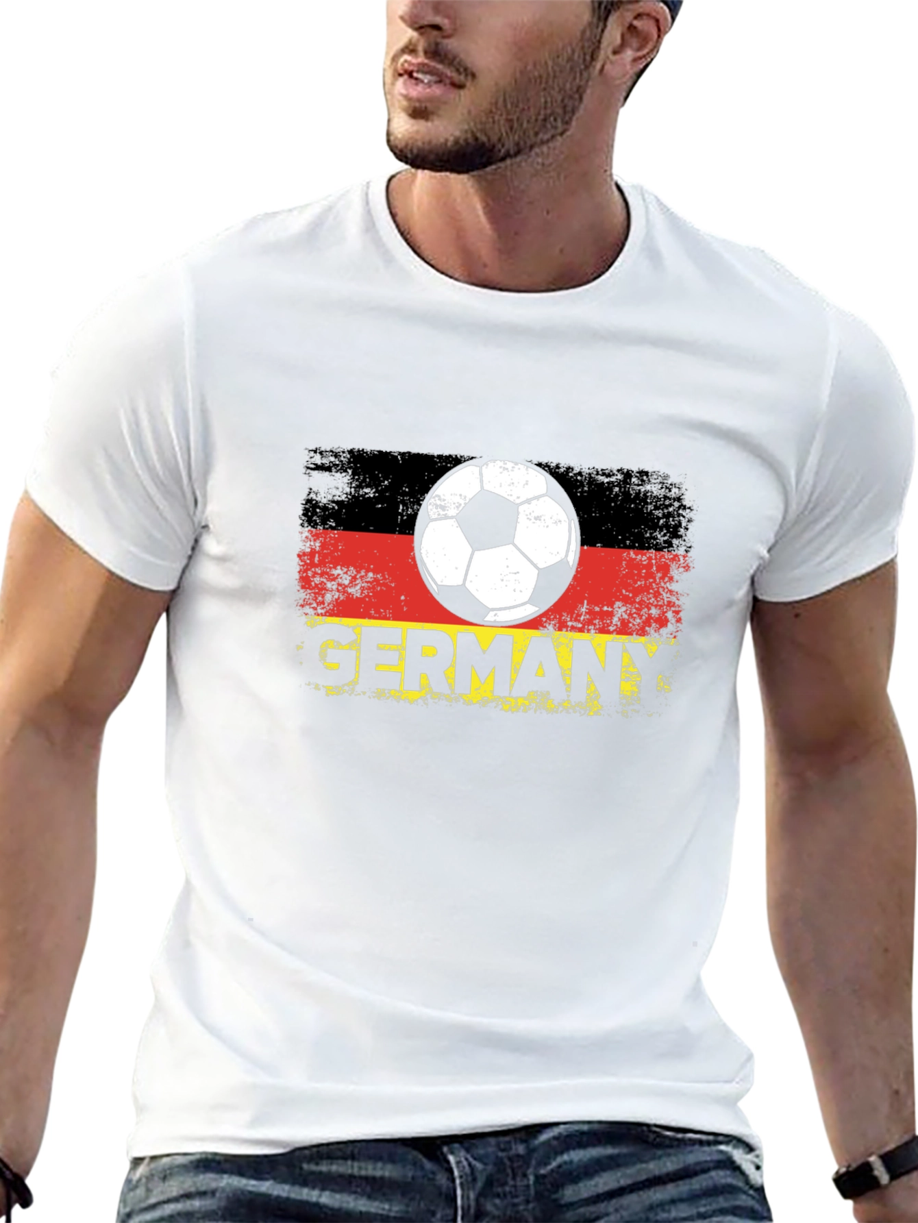 Germany Flag Soccer Ball T-Shirt