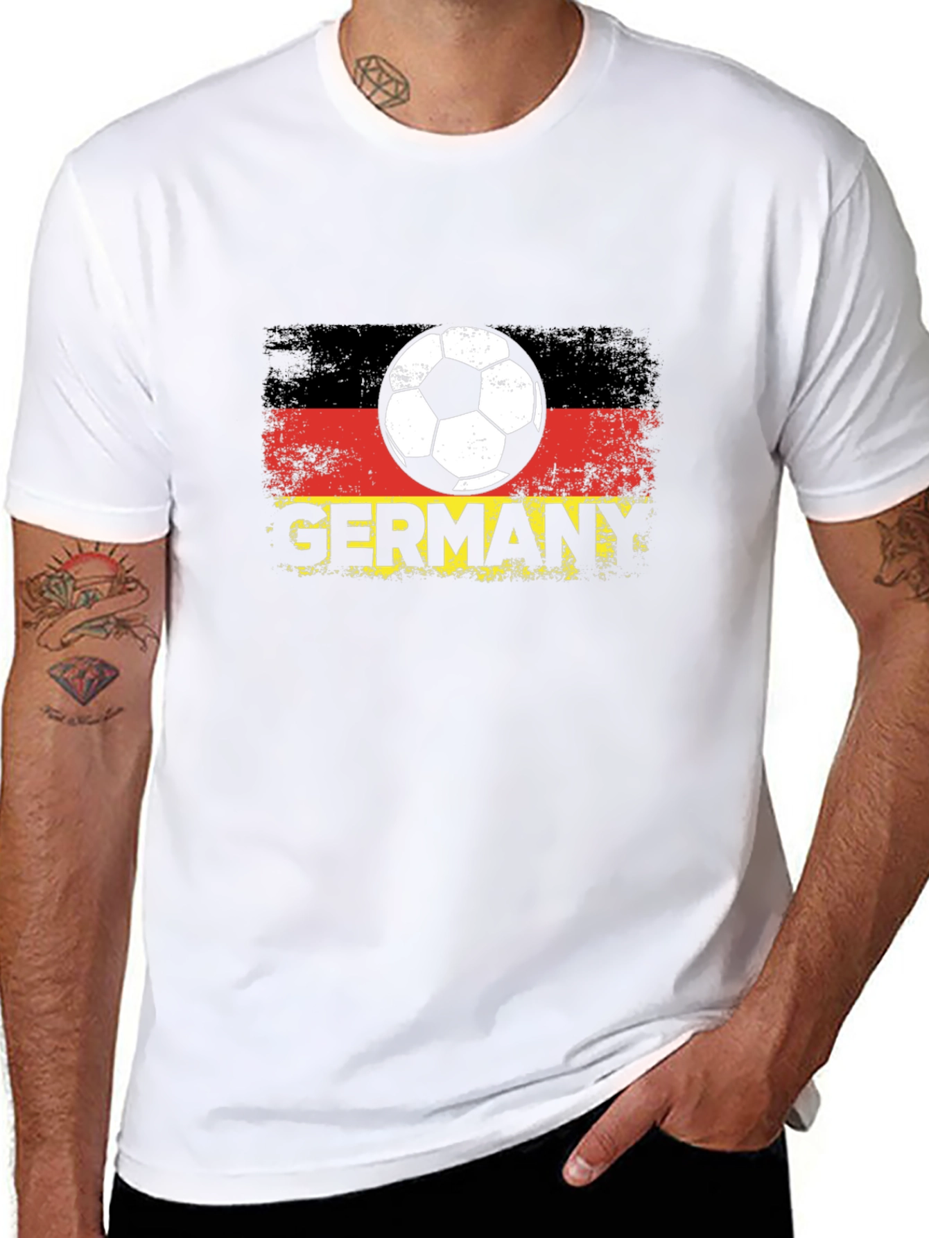 Germany Flag Soccer Ball T-Shirt
