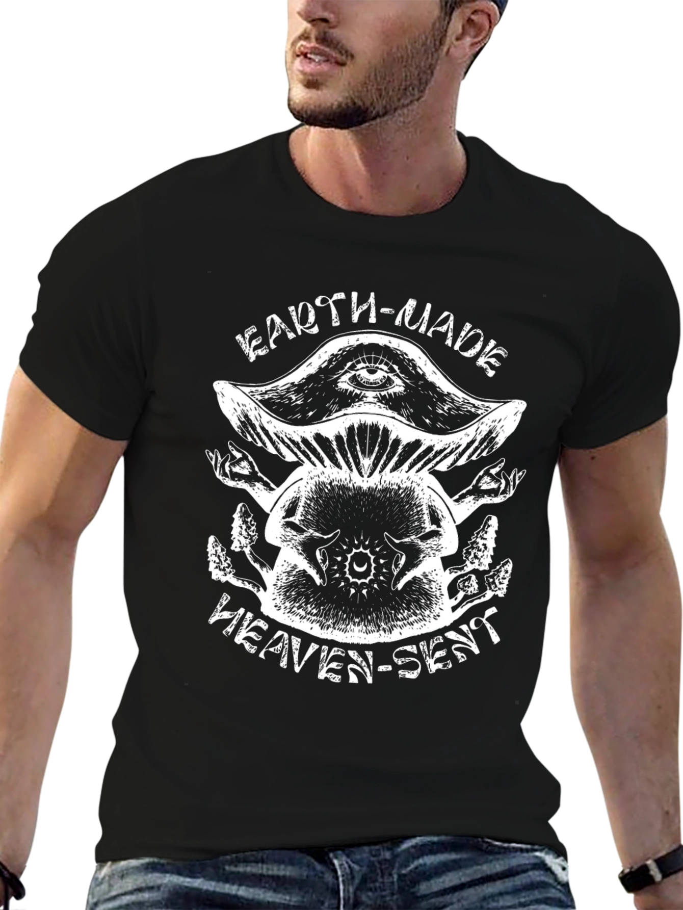 Earth-Made Heaven-Sent Graphic T-Shirt