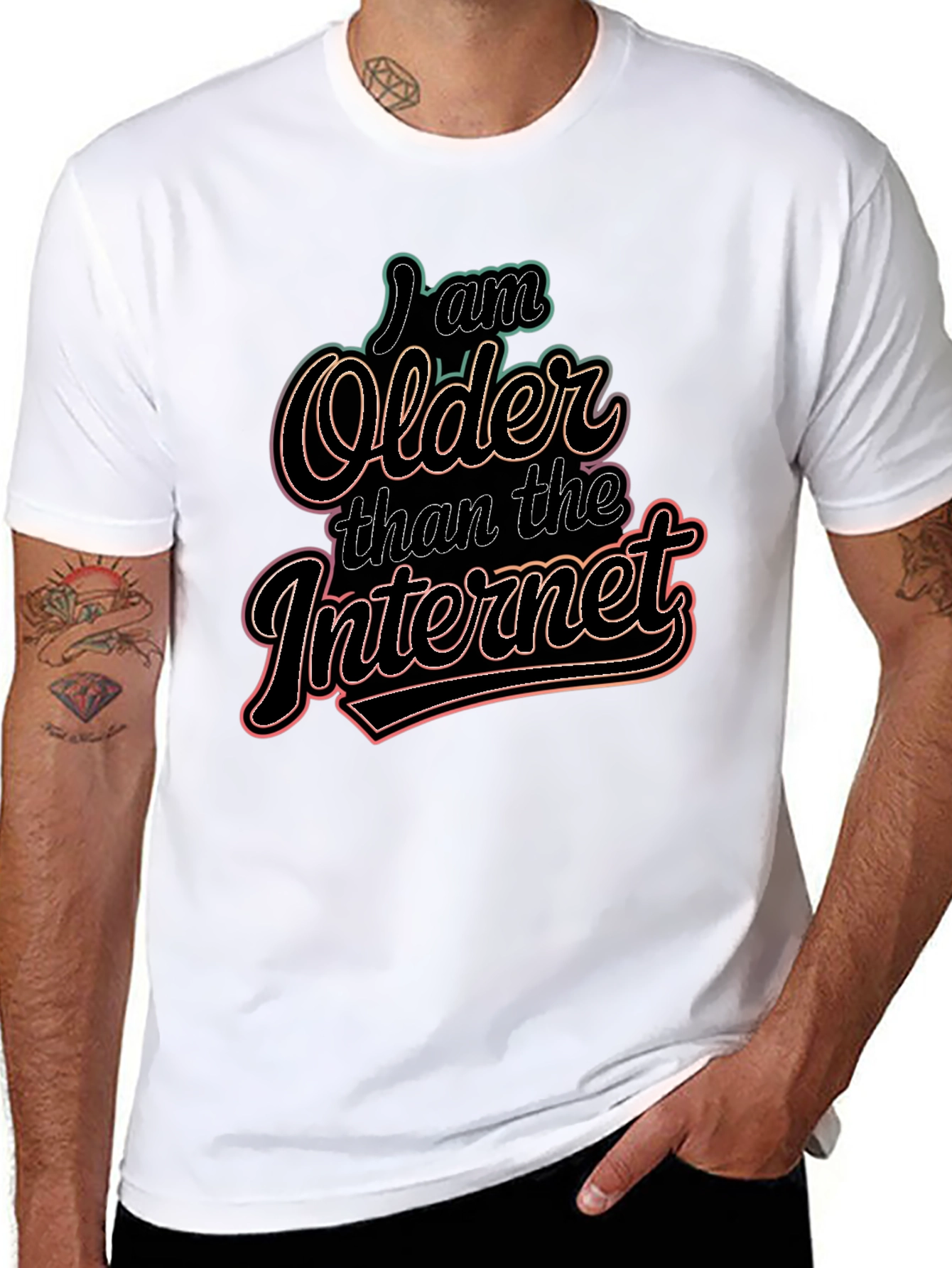 I Am Older Than The Internet Graphic Tee