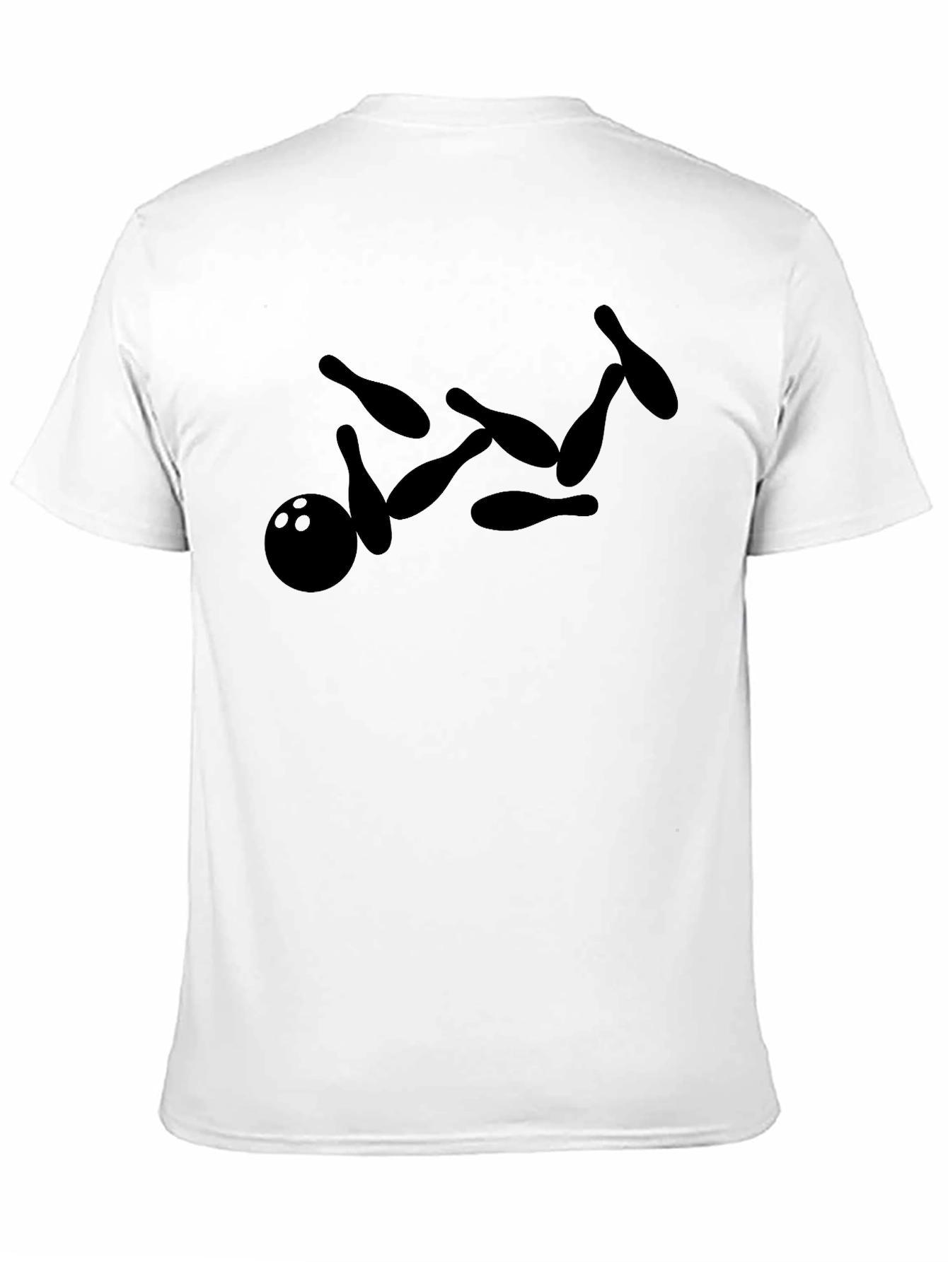 Bowling Strike Black T-Shirt