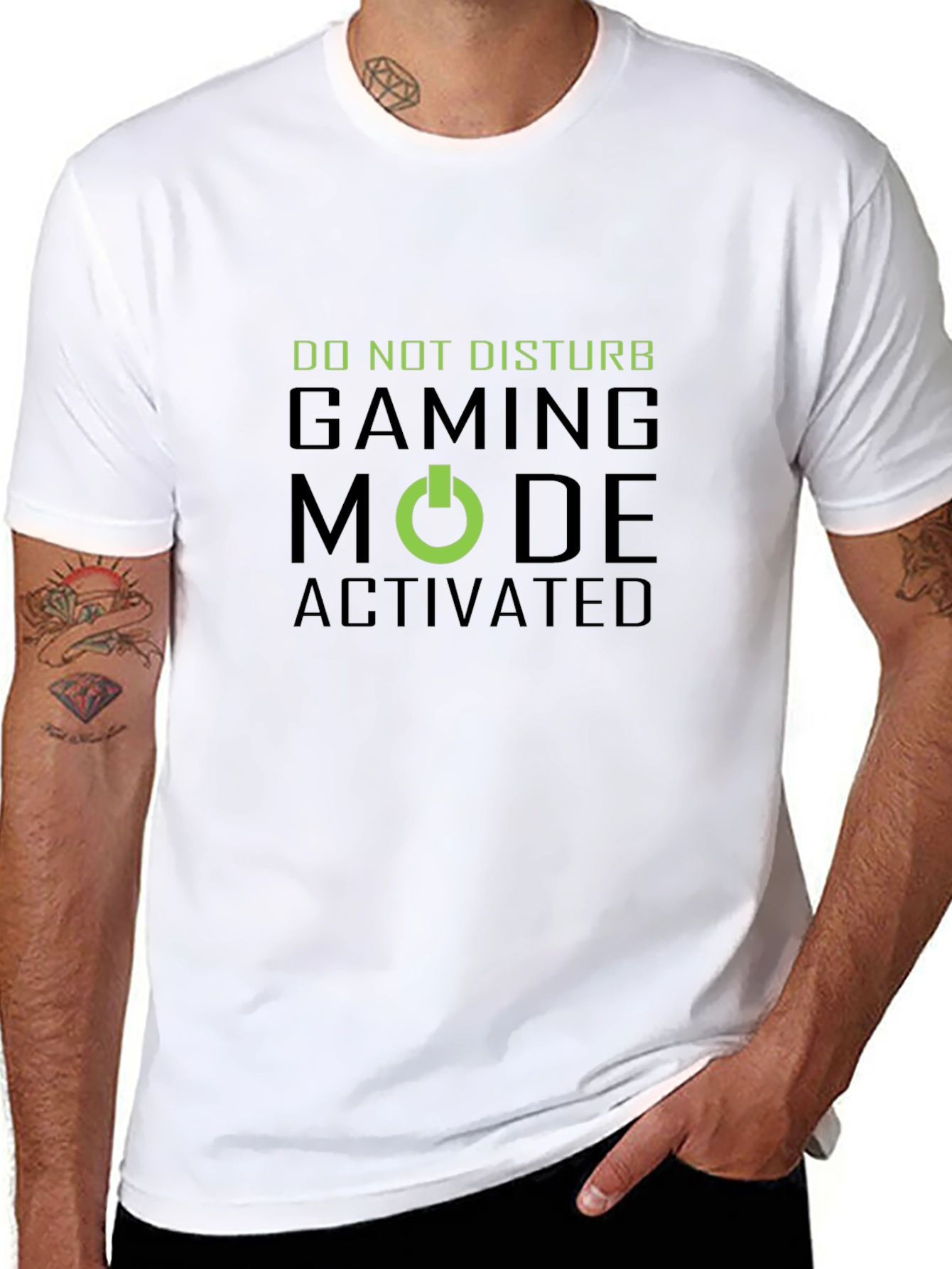 Gaming Mode Activated Black T-Shirt