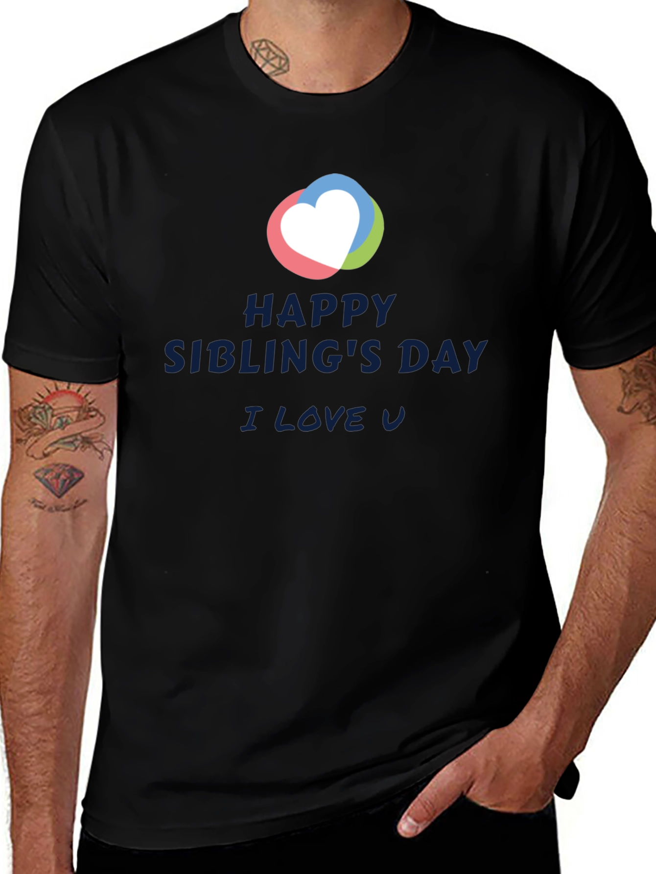 Happy Siblings Day T-Shirt - I Love You Tee