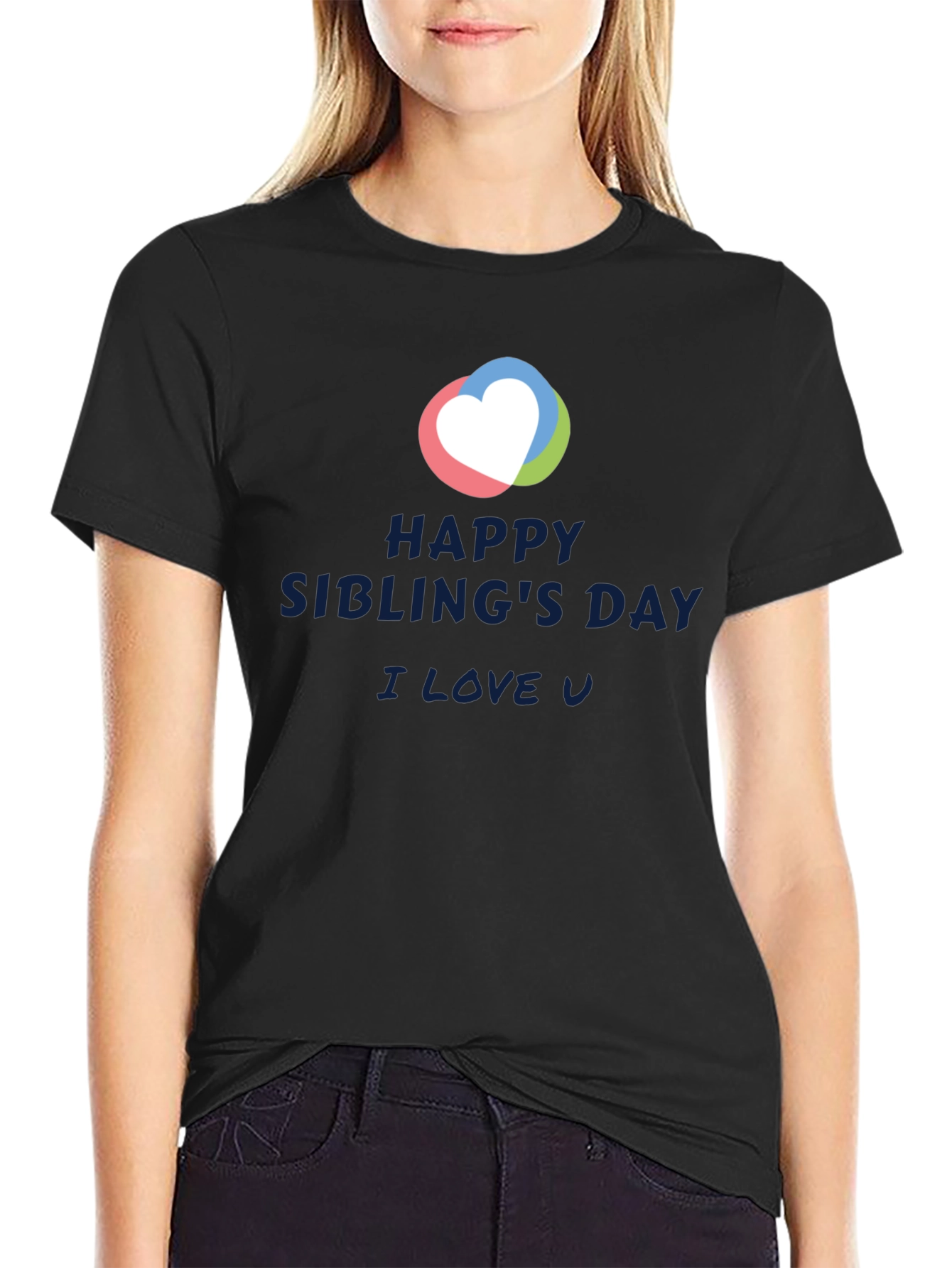 Happy Siblings Day T-Shirt - I Love You Tee