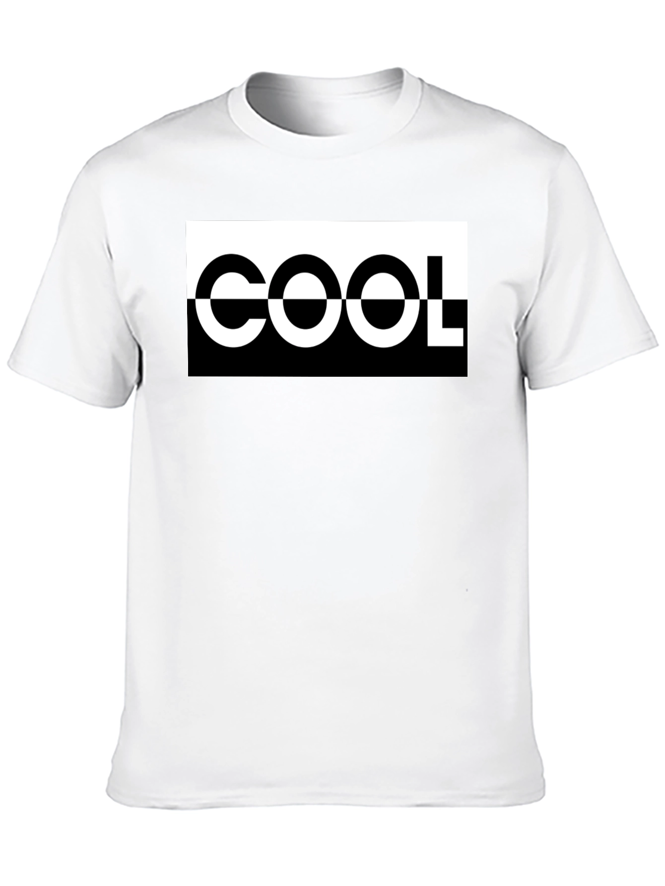 COOL Graphic Tee - Black Crew Neck Shirt