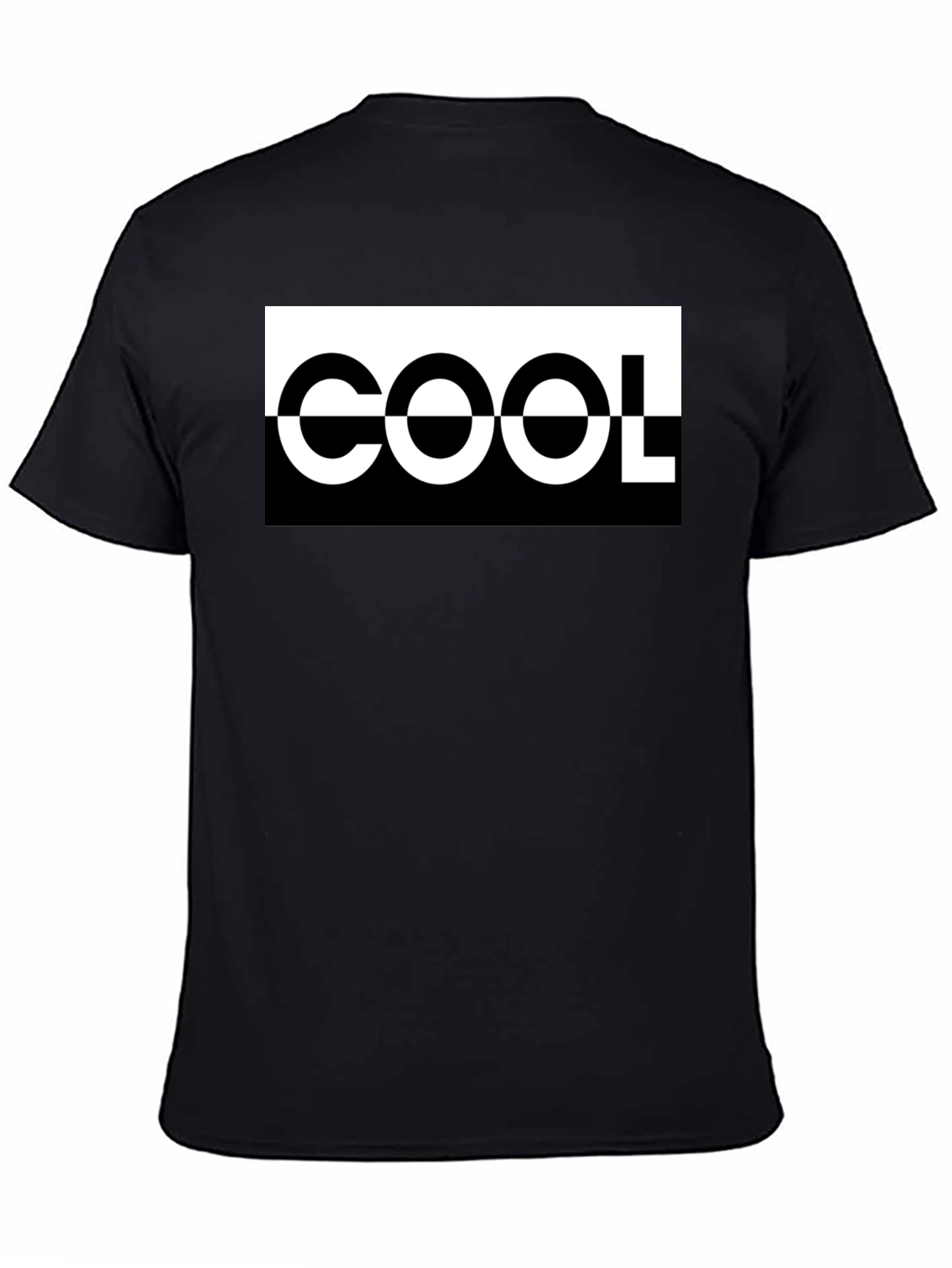 COOL Graphic Tee - Black Crew Neck Shirt