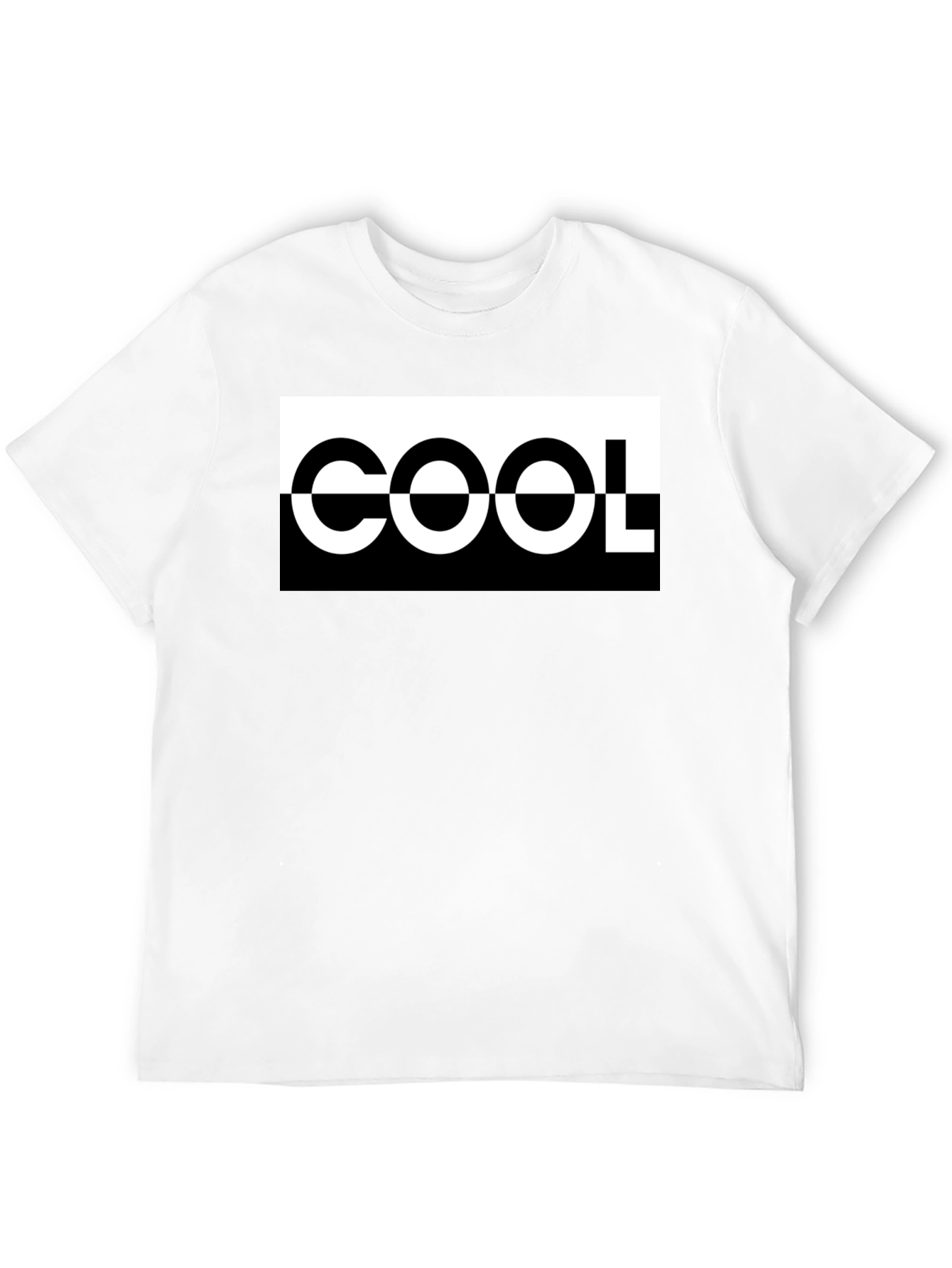 COOL Graphic Tee - Black Crew Neck Shirt