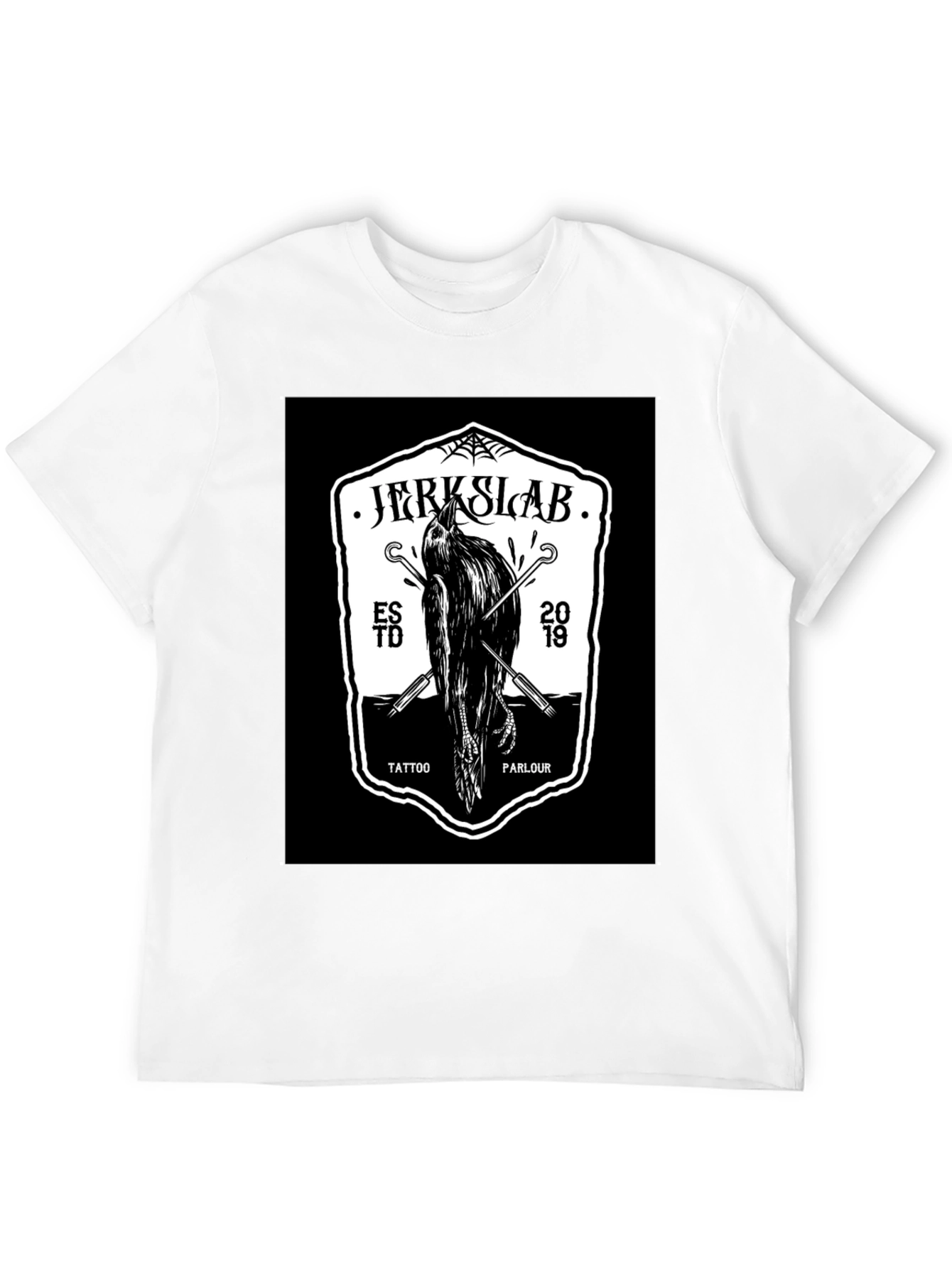 Jerkslab Tattoo Parlour Black Graphic Tee