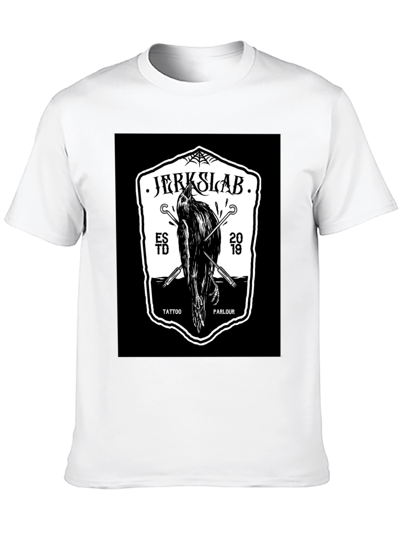 Jerkslab Tattoo Parlour Black Graphic Tee
