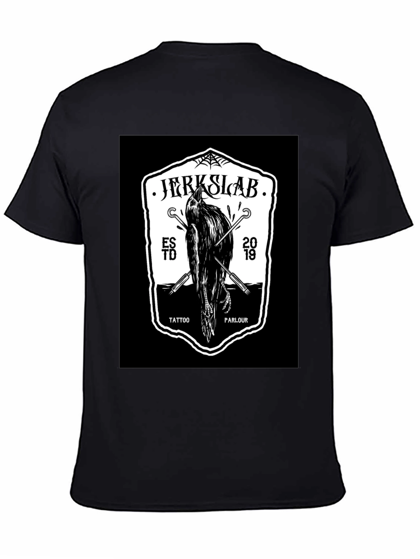 Jerkslab Tattoo Parlour Black Graphic Tee